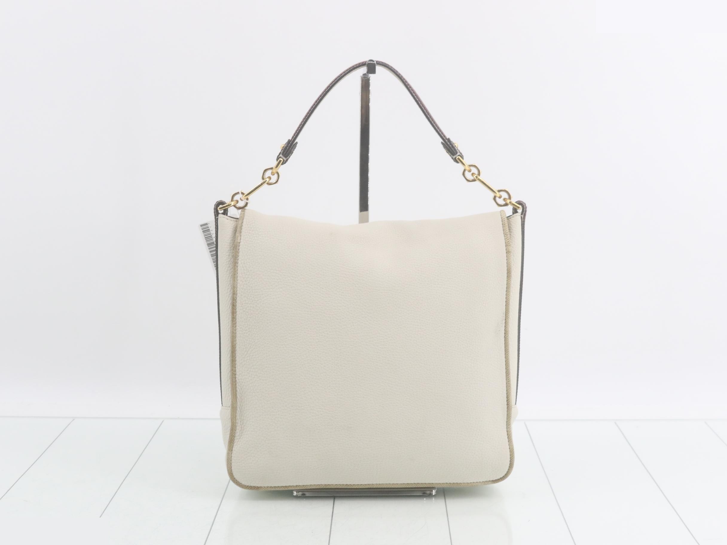 Maia Leather Anagram Hardware One-Shoulder Bag — view 2