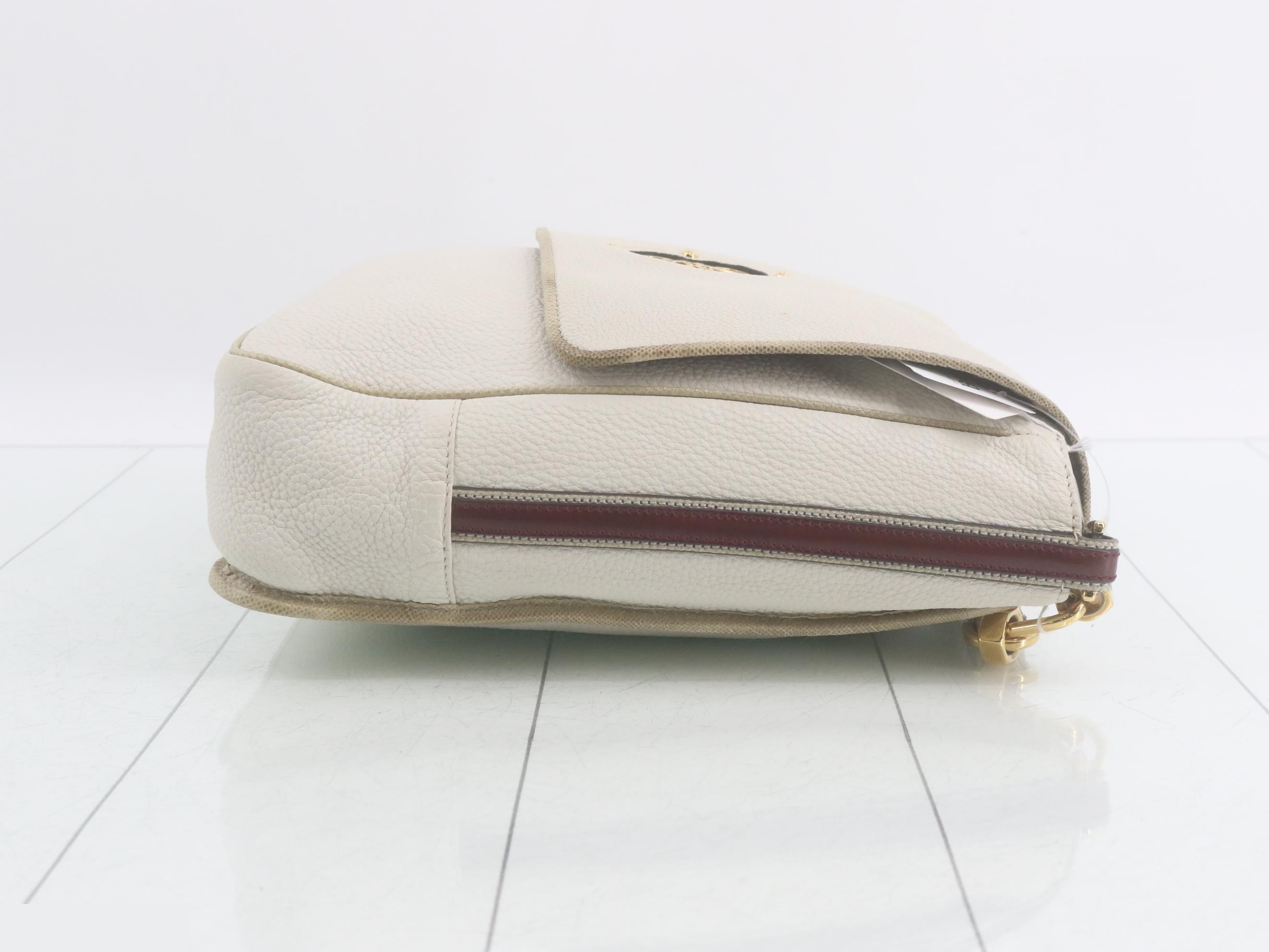 Maia Leather Anagram Hardware One-Shoulder Bag — view 3
