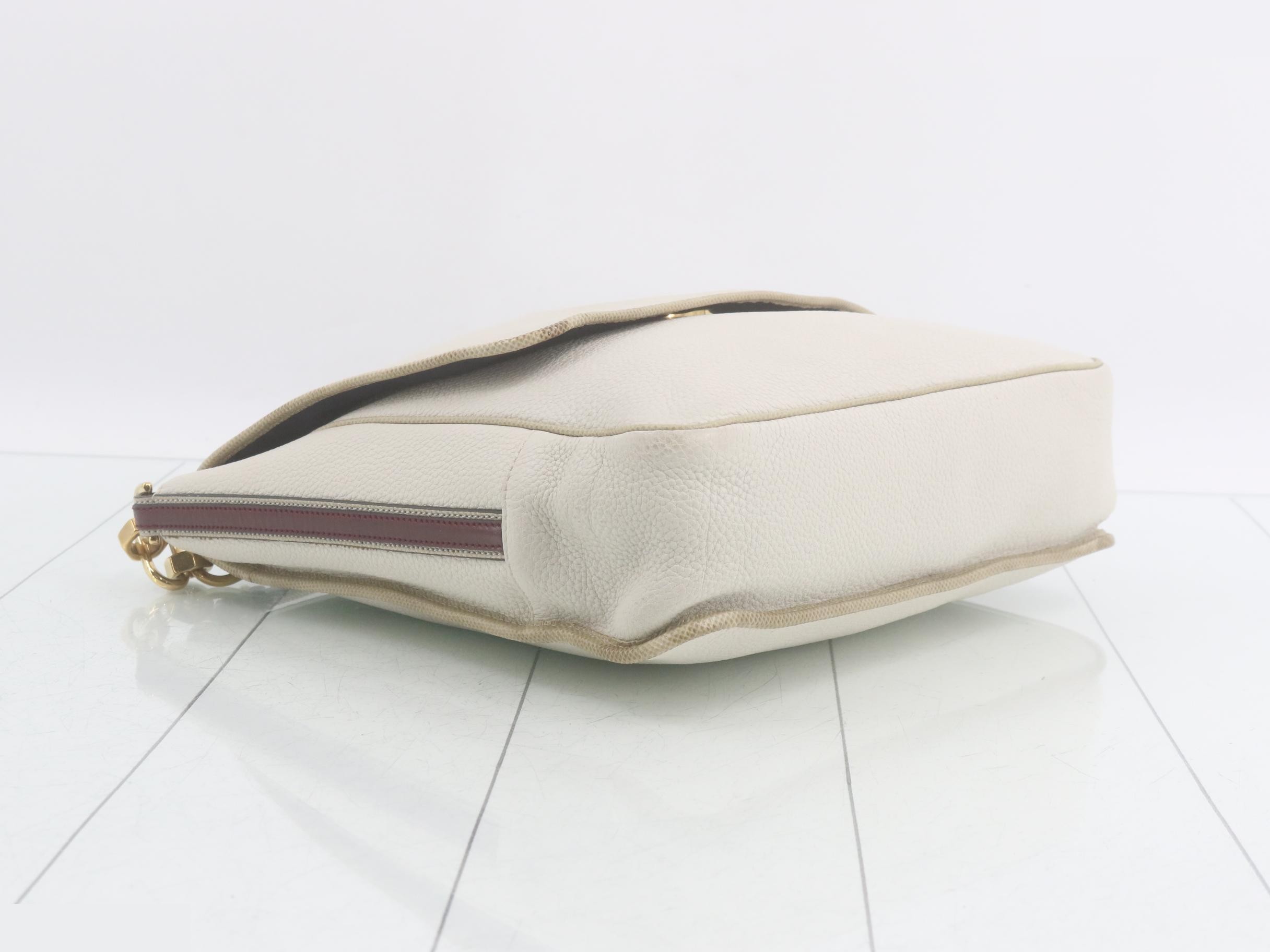 Maia Leather Anagram Hardware One-Shoulder Bag — view 5