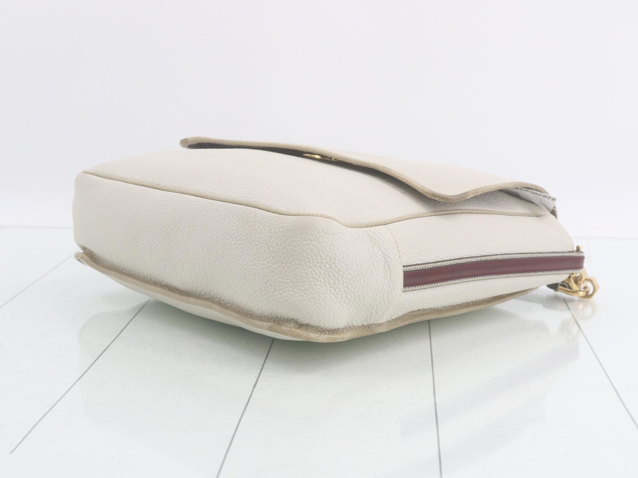 Maia Leather Anagram Hardware One-Shoulder Bag — view 6