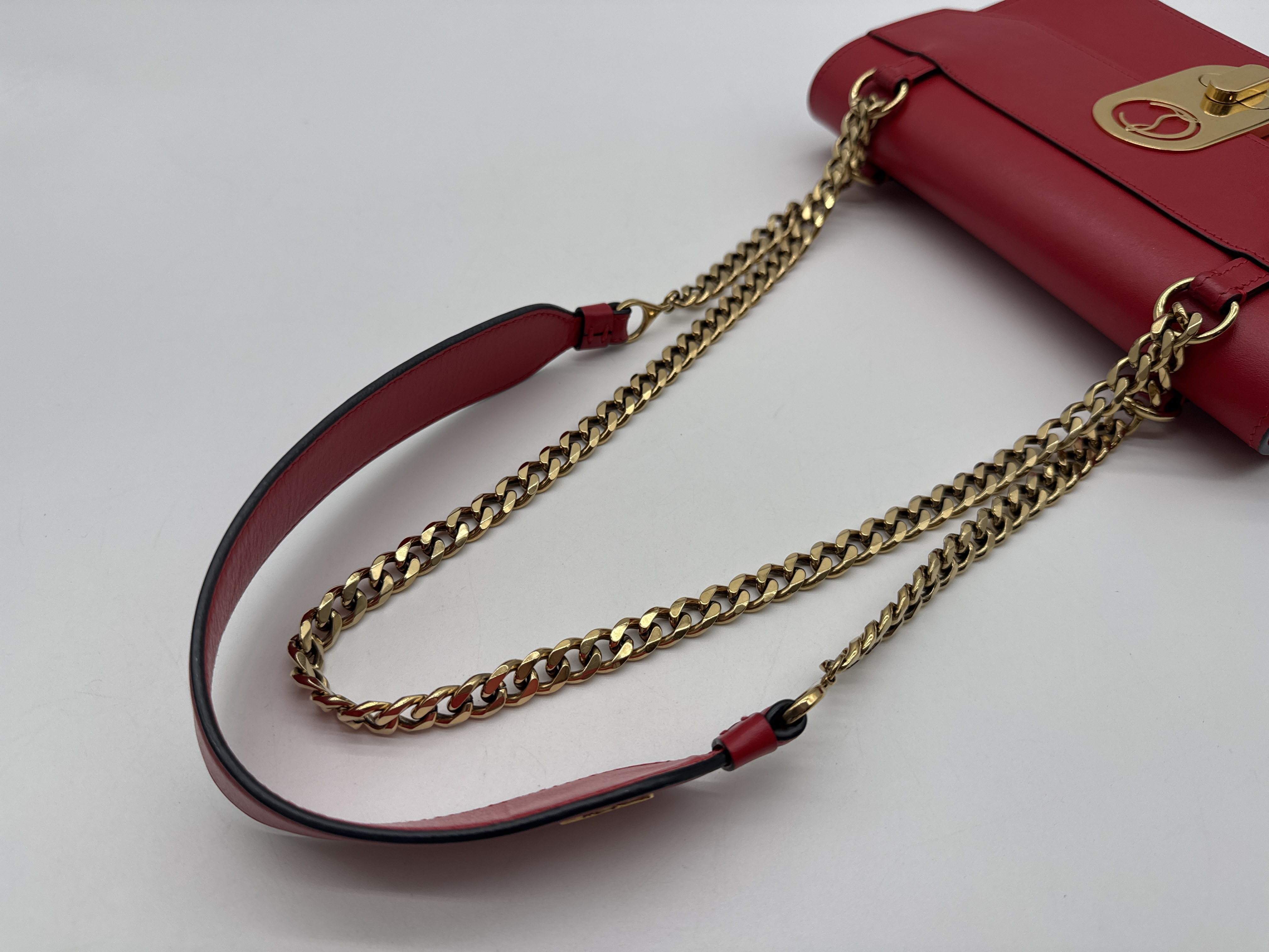 Turnlock Red Shoulder Bag — view 8