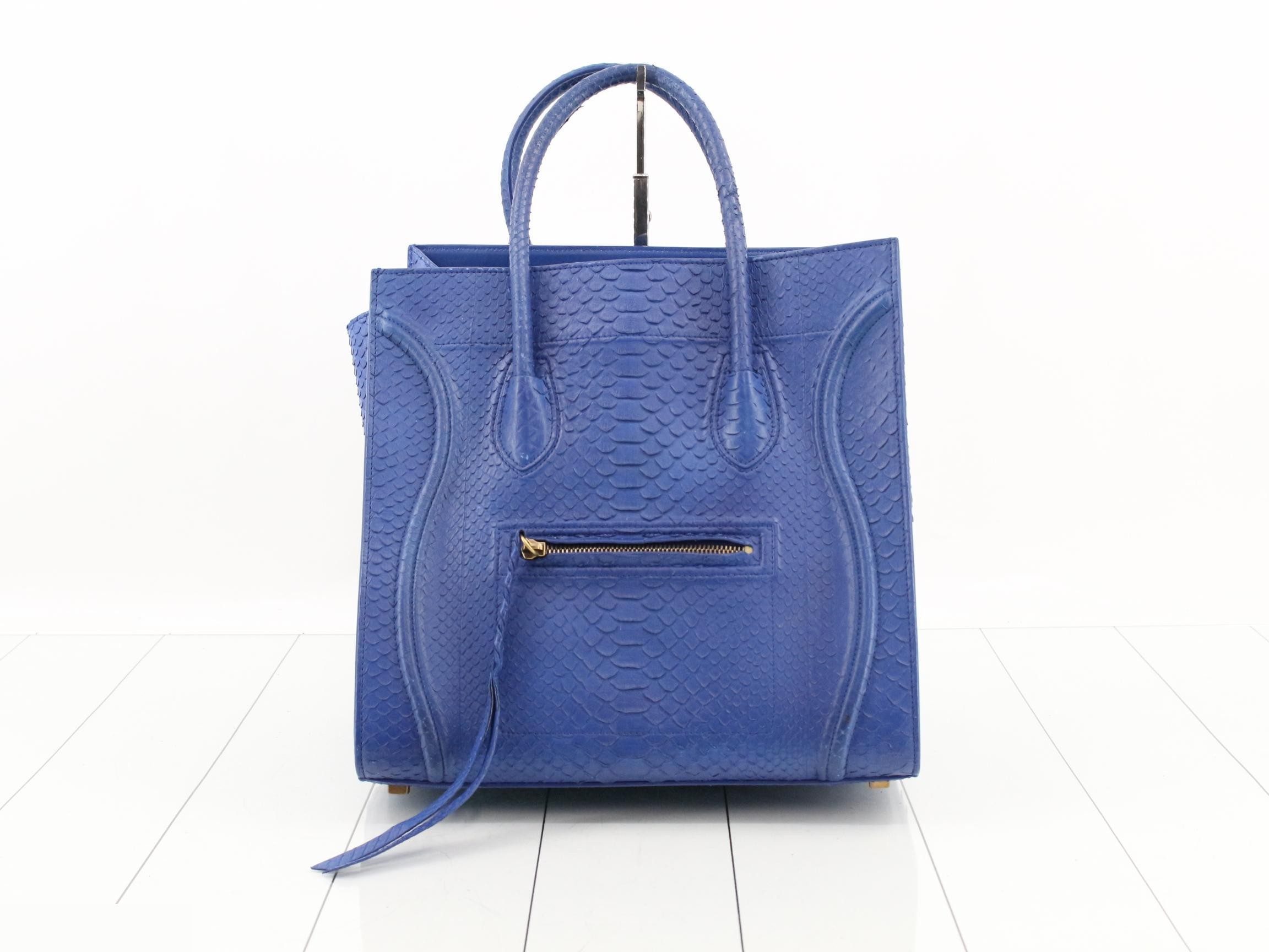 Luggage Python Blue