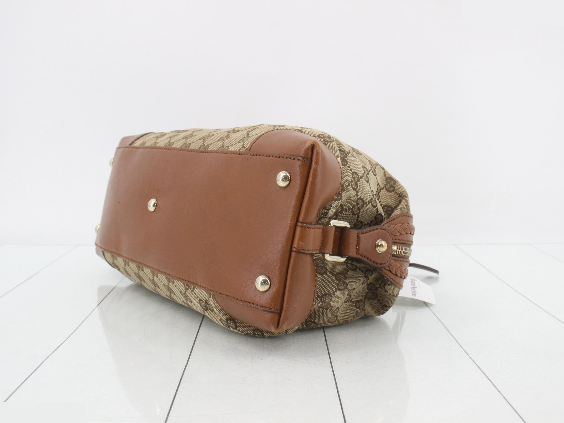 GG Canvas Leather Handbag — view 6
