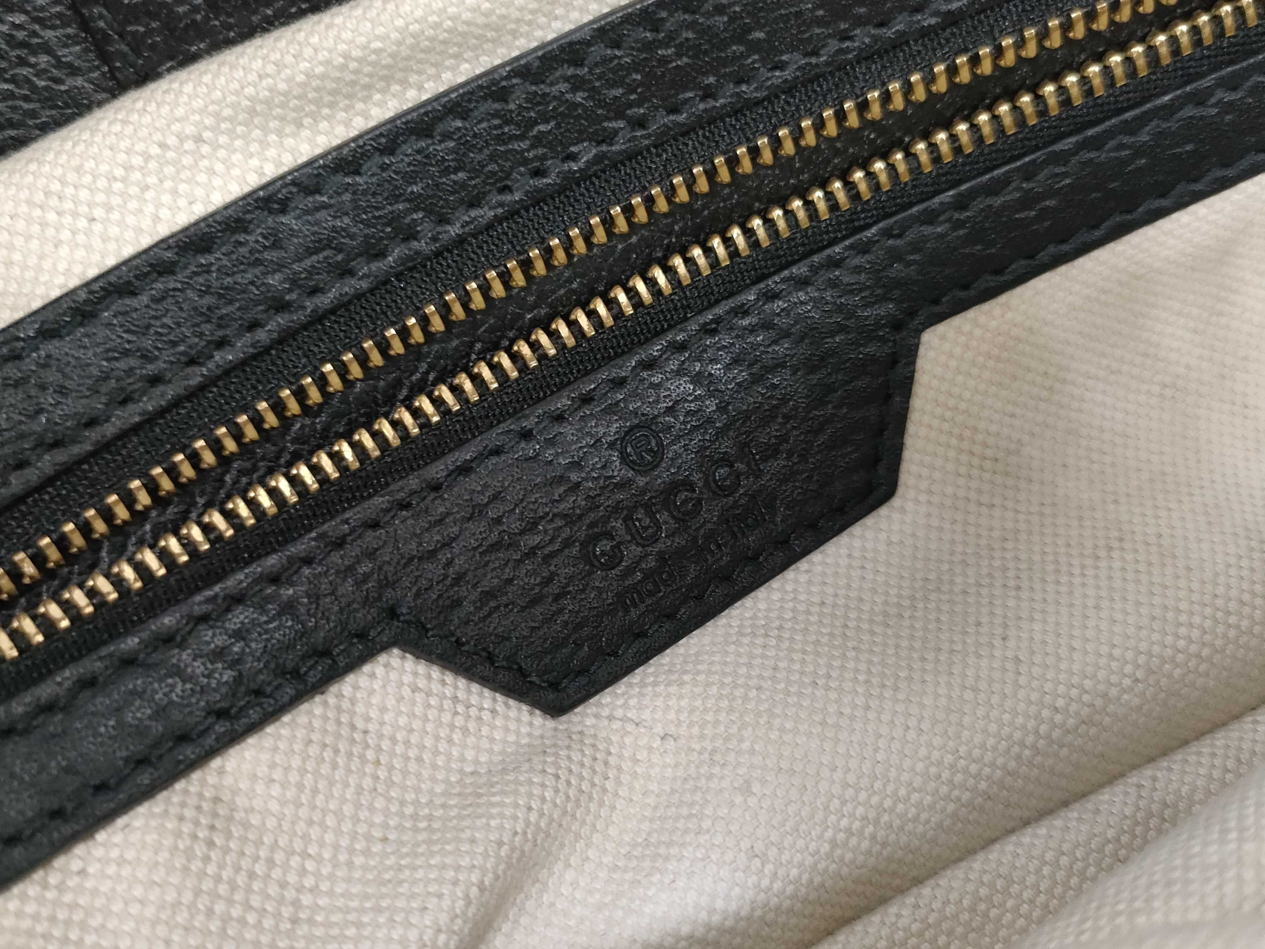 GG Canvas Tote Bag with Gold Hardware — view 11