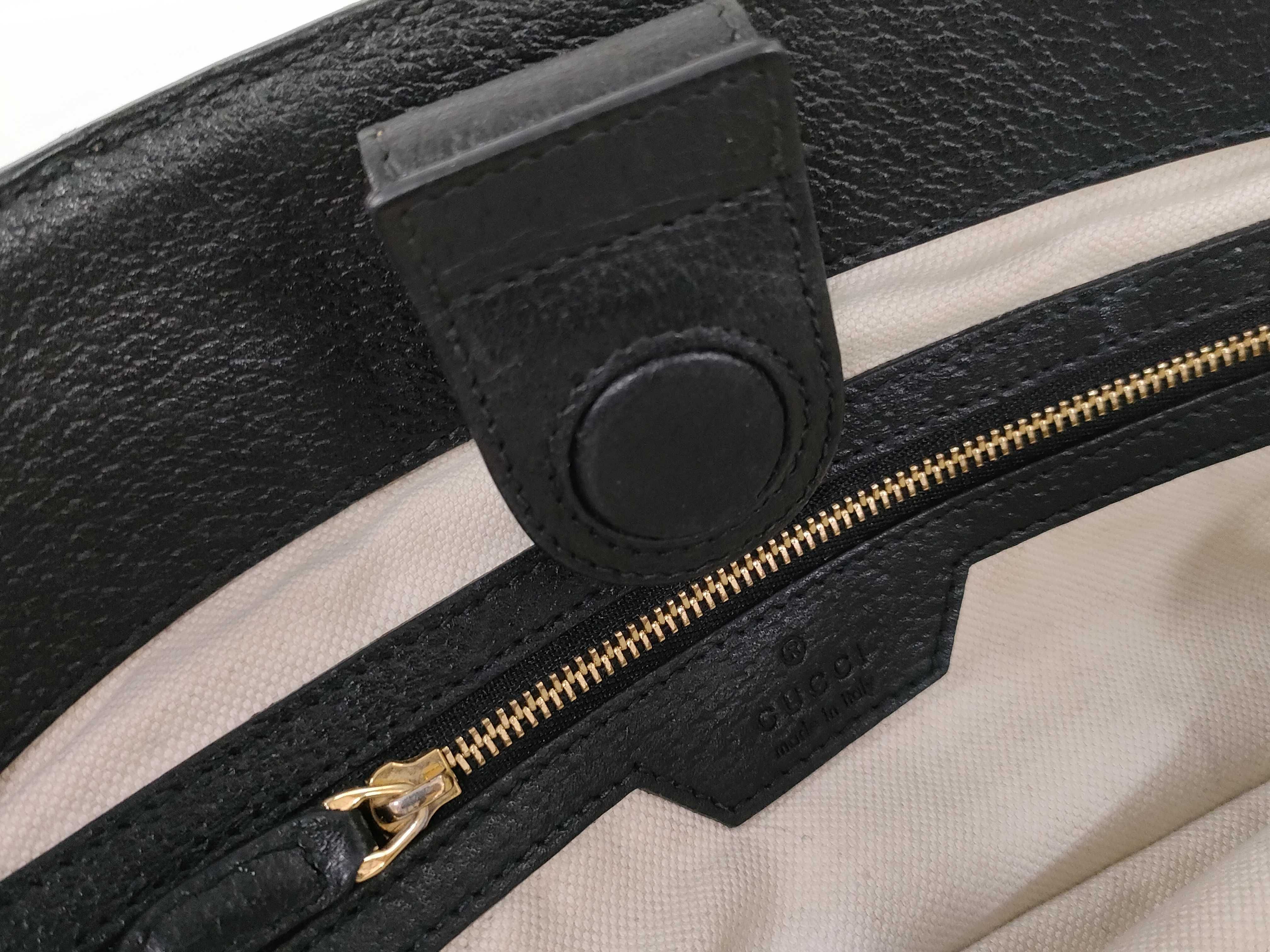 GG Canvas Tote Bag with Gold Hardware — view 13