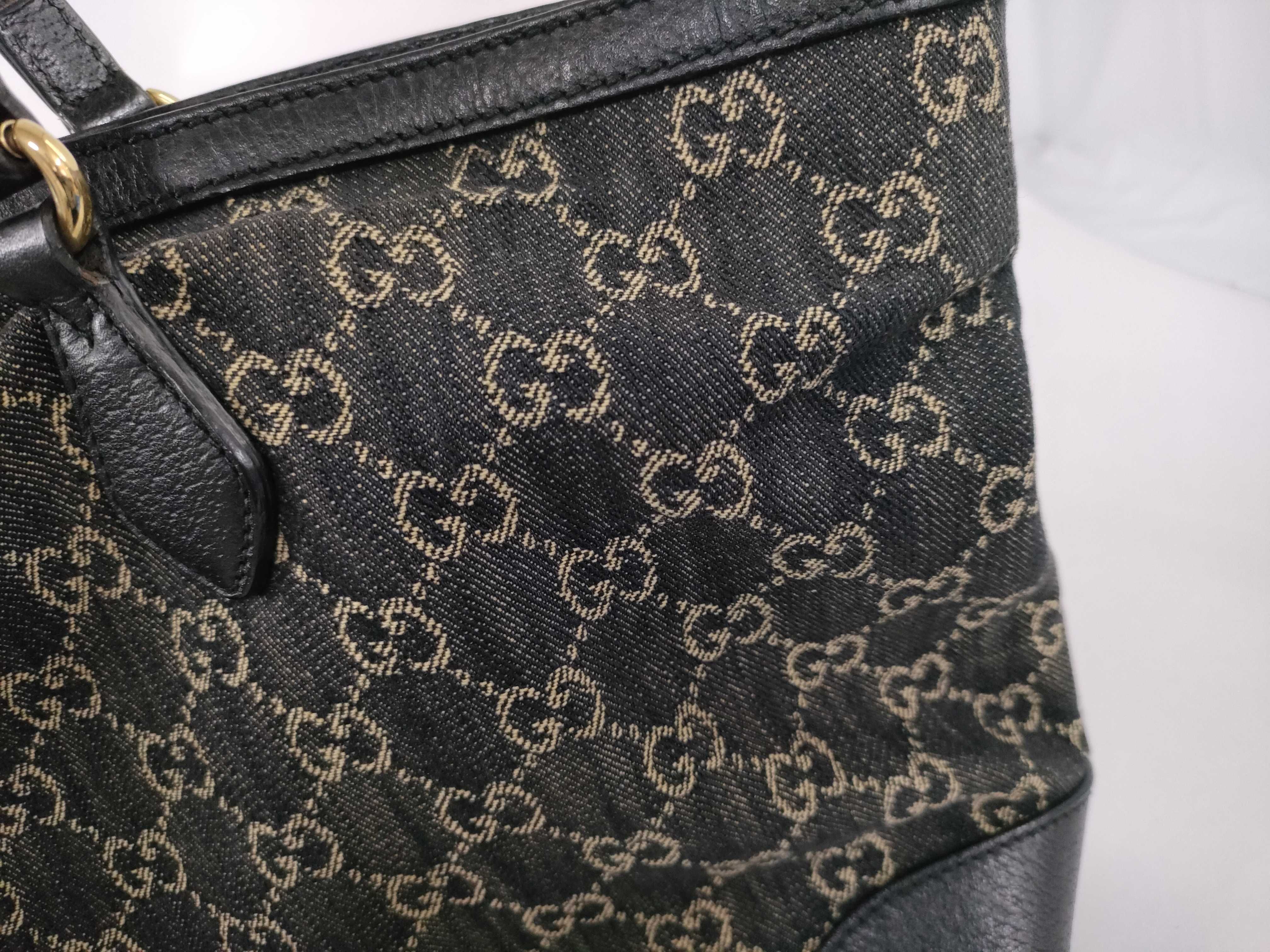 GG Canvas Tote Bag with Gold Hardware — view 15