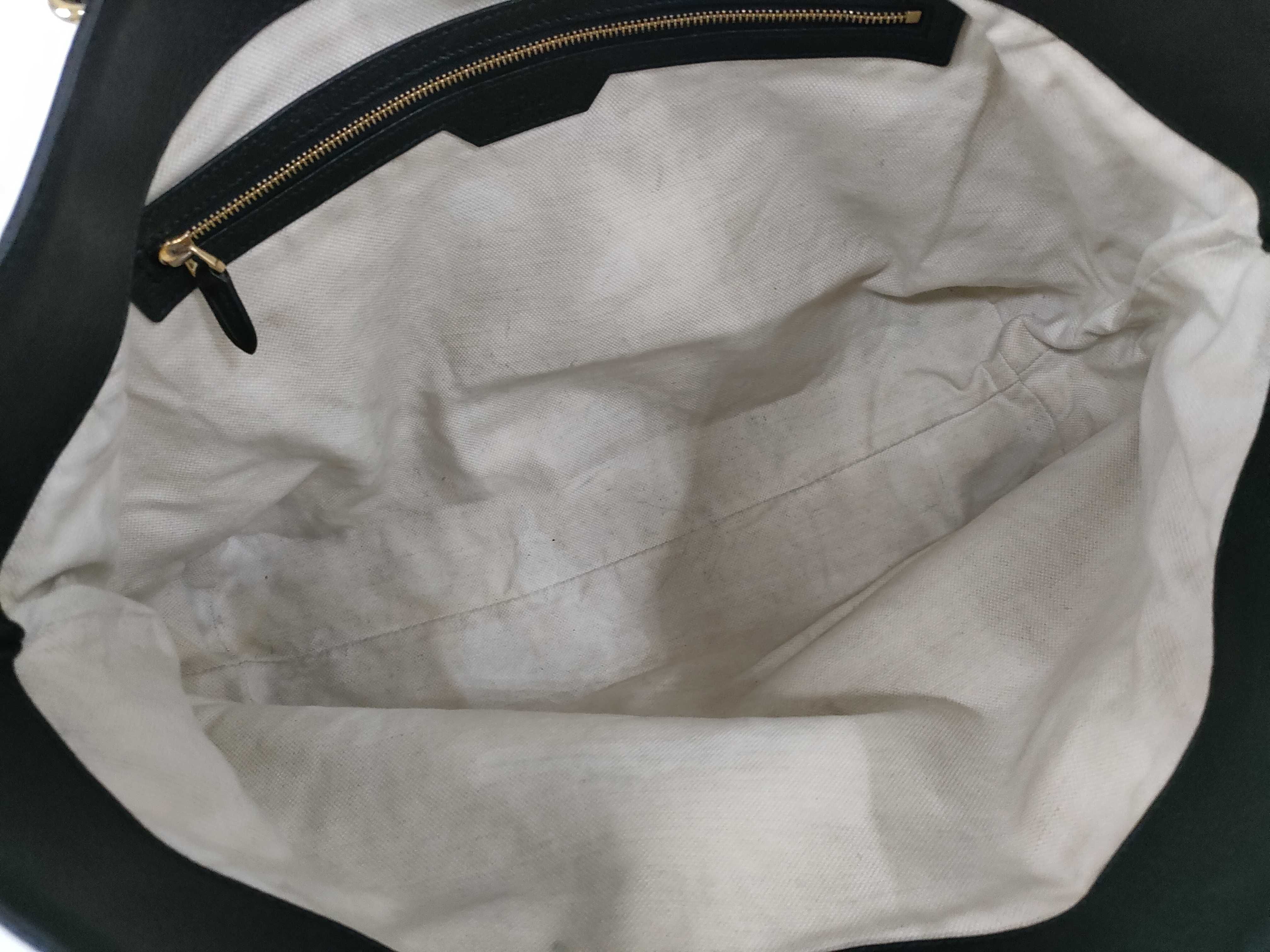 GG Canvas Tote Bag with Gold Hardware — view 8