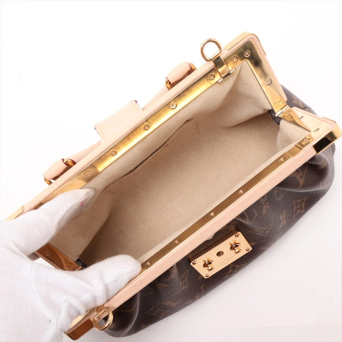 Monogram Clutch M46544 Brown (RFID detected) — view 8