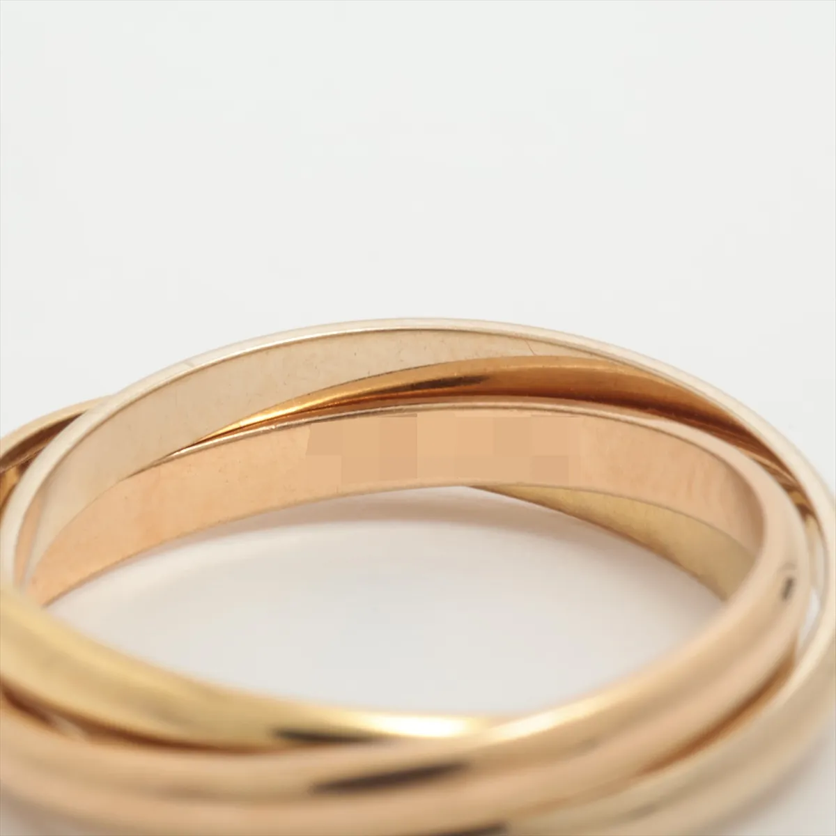 Trinity Ring 750 (Yellow Gold x Pink Gold x White Gold) 3.6g Size 49 O3178J — view 4