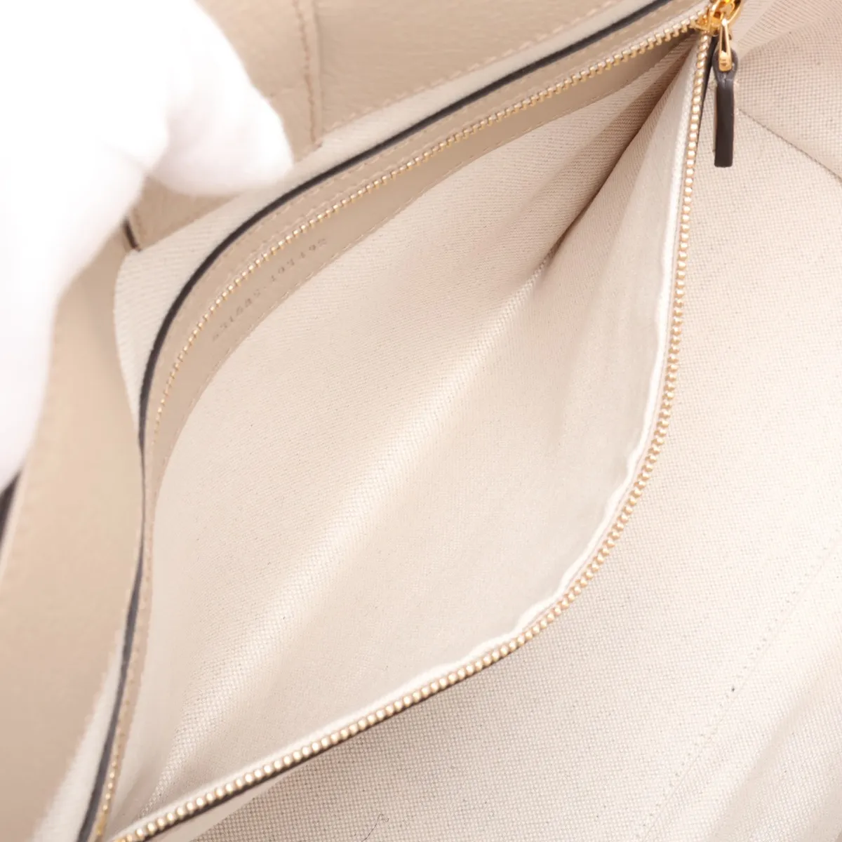 GG Supreme Ophidia PVC x Leather Tote Bag, Beige, 631685 — view 8