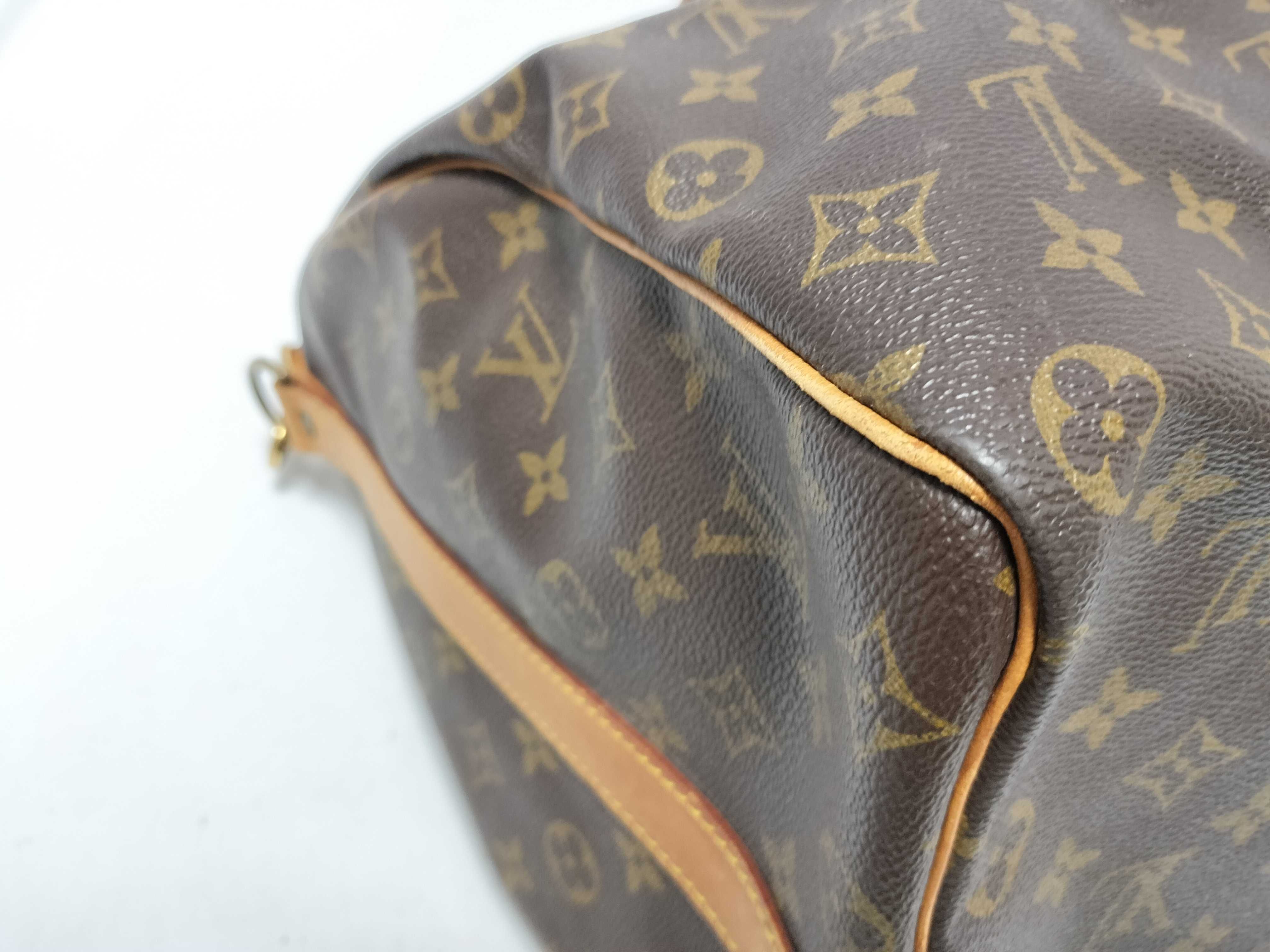 Monogram Keepall Bandoulière 50 M41416 VI0913 Brown Boston Bag — view 9