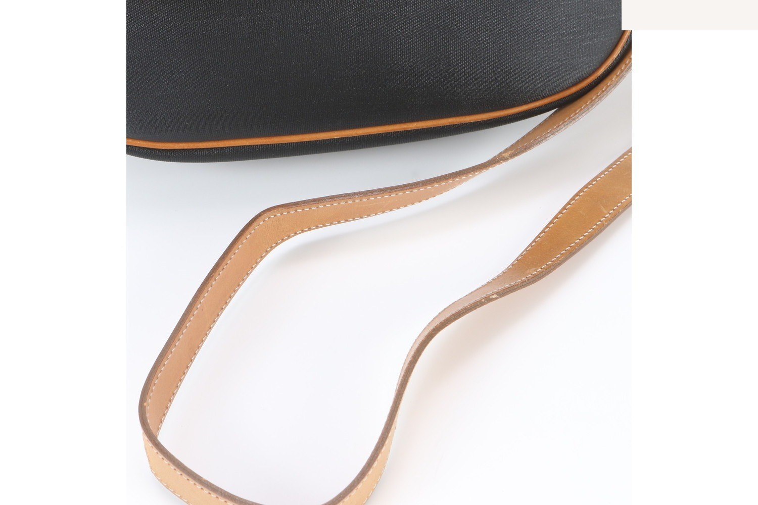 Leather shoulder bag, crossbody bag, black — view 2