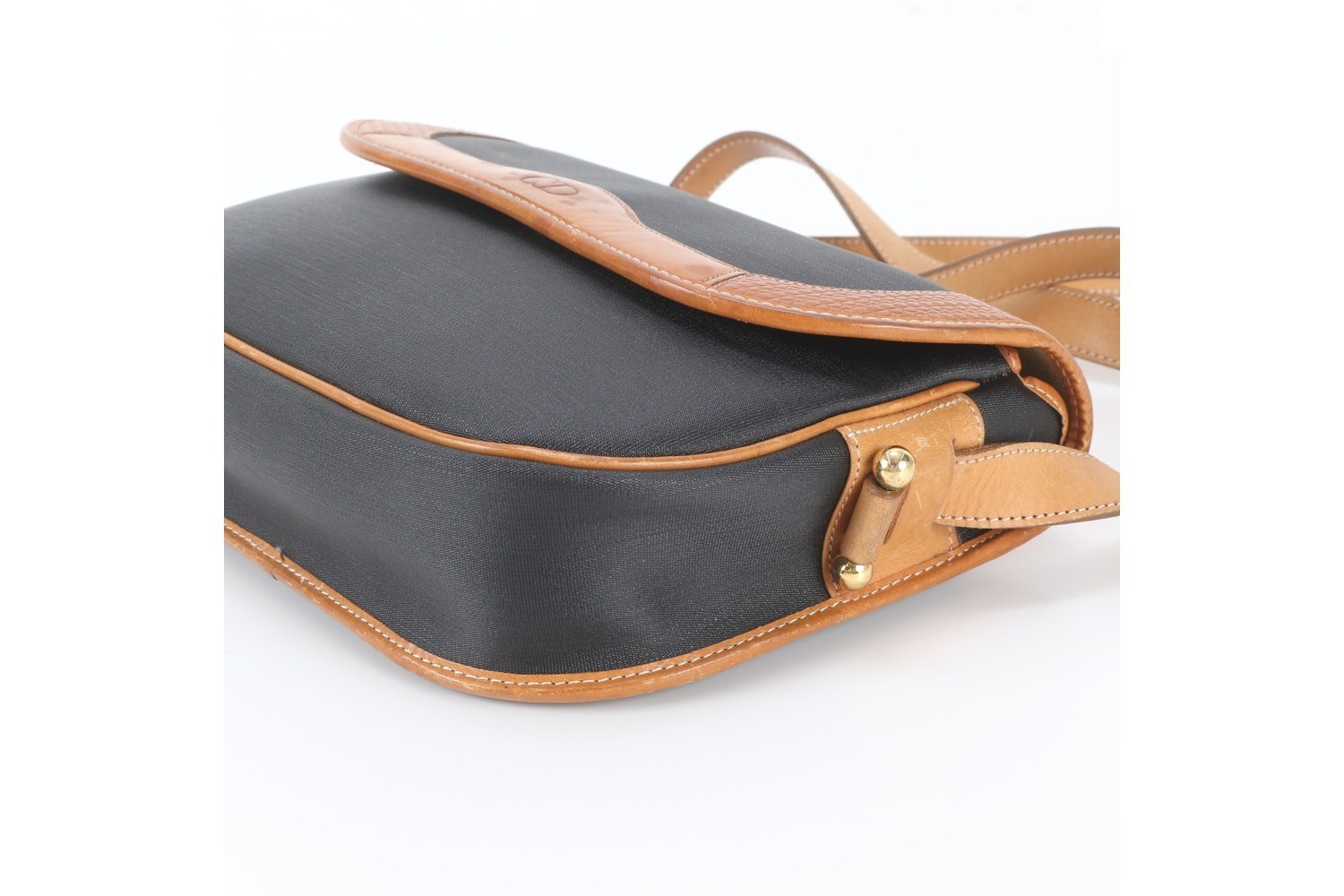 Leather shoulder bag, crossbody bag, black — view 4