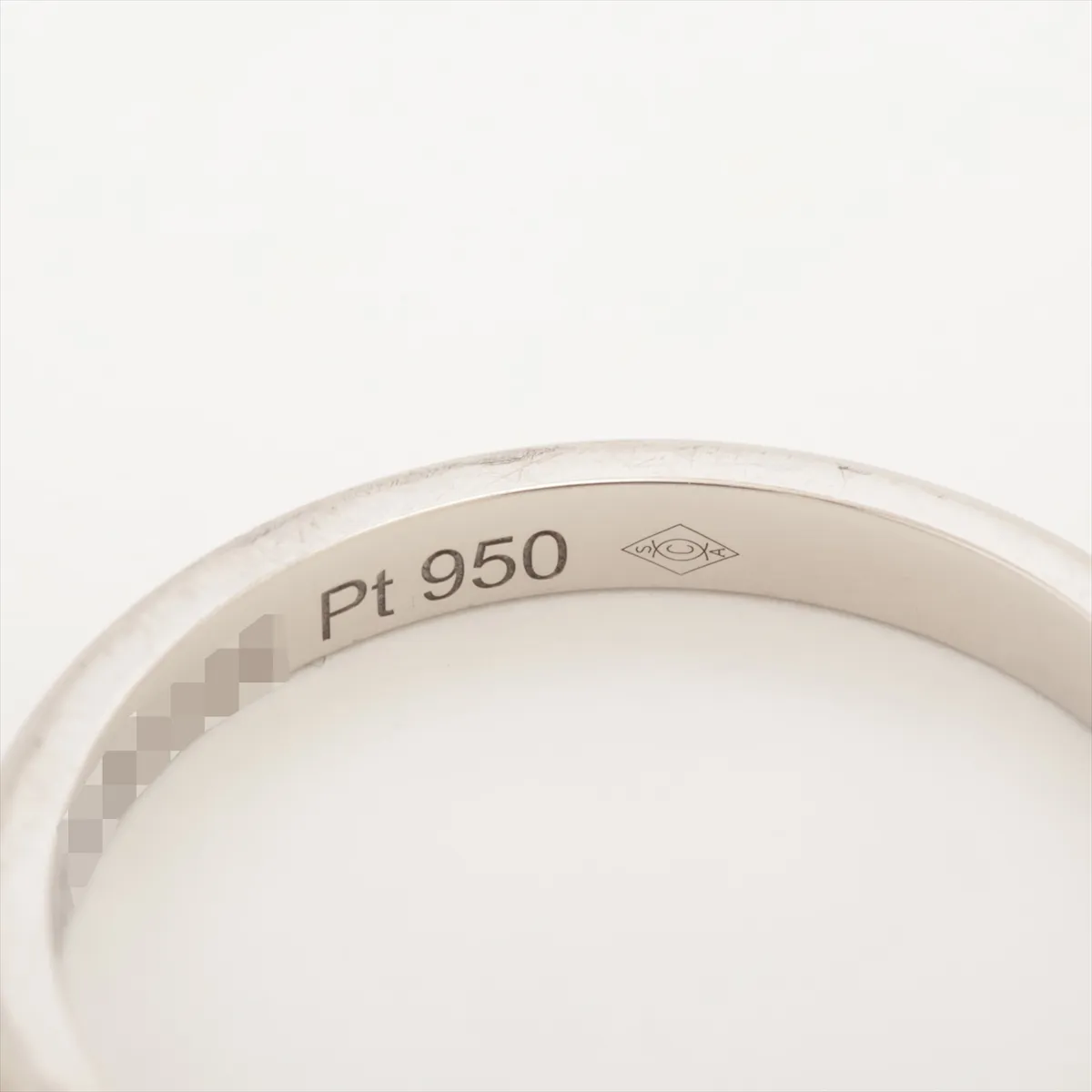 Wedding Ring, Pt950, 2.3g, Size 47, LBG226, CRB4078047 — view 4