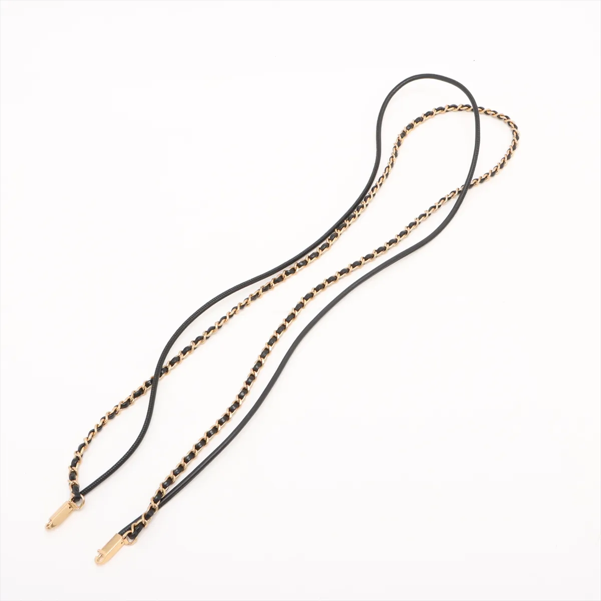 22 Mini Shiny Calfskin Chain Shoulder Bag Black Gold Hardware CK80899A Random Plate AS3980 — view 6
