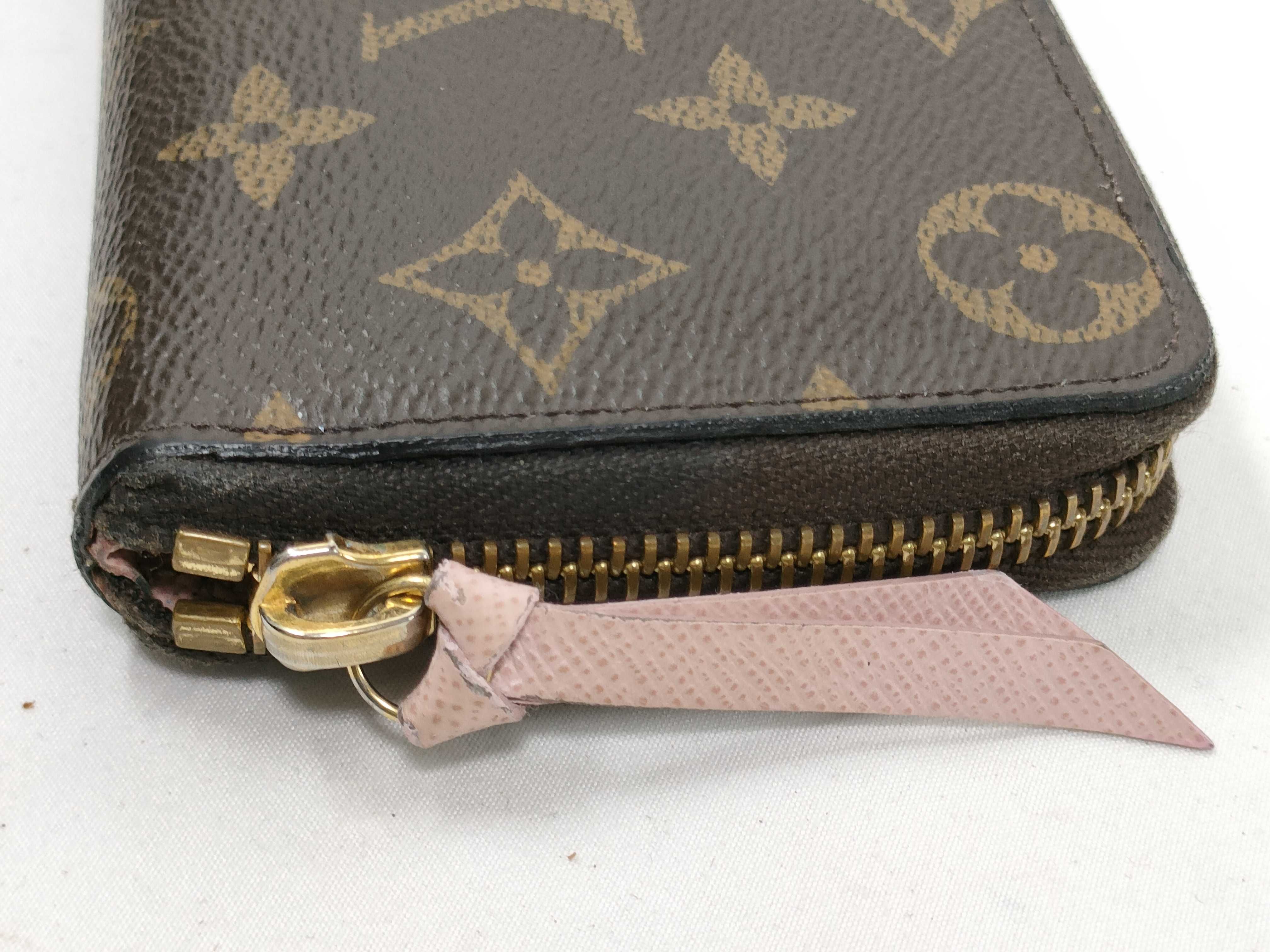 Monogram Louis Vuitton Portefeuille Clemence Rose Ballerine UB1167 Wallet — view 5