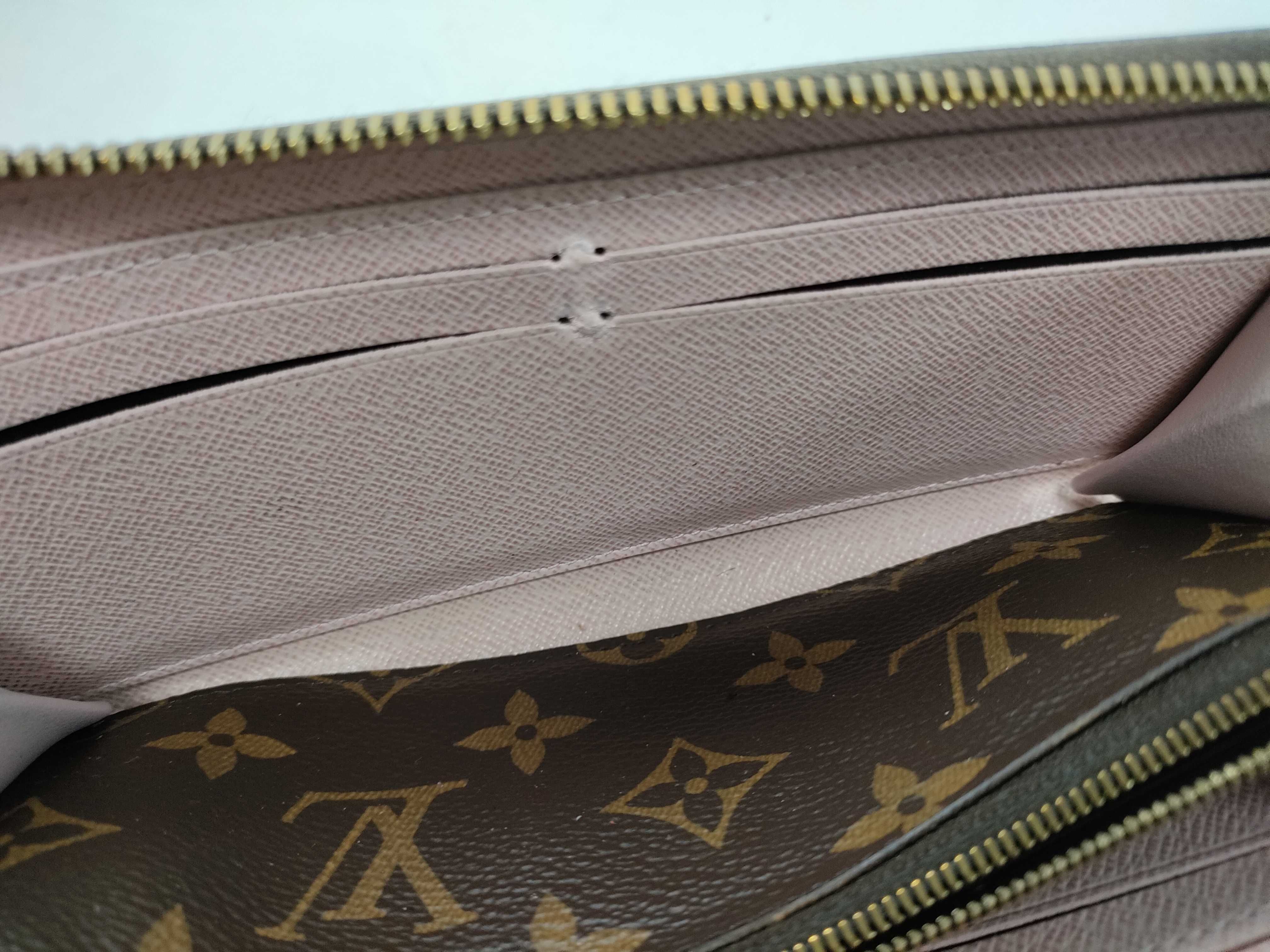 Monogram Louis Vuitton Portefeuille Clemence Rose Ballerine UB1167 Wallet — view 10