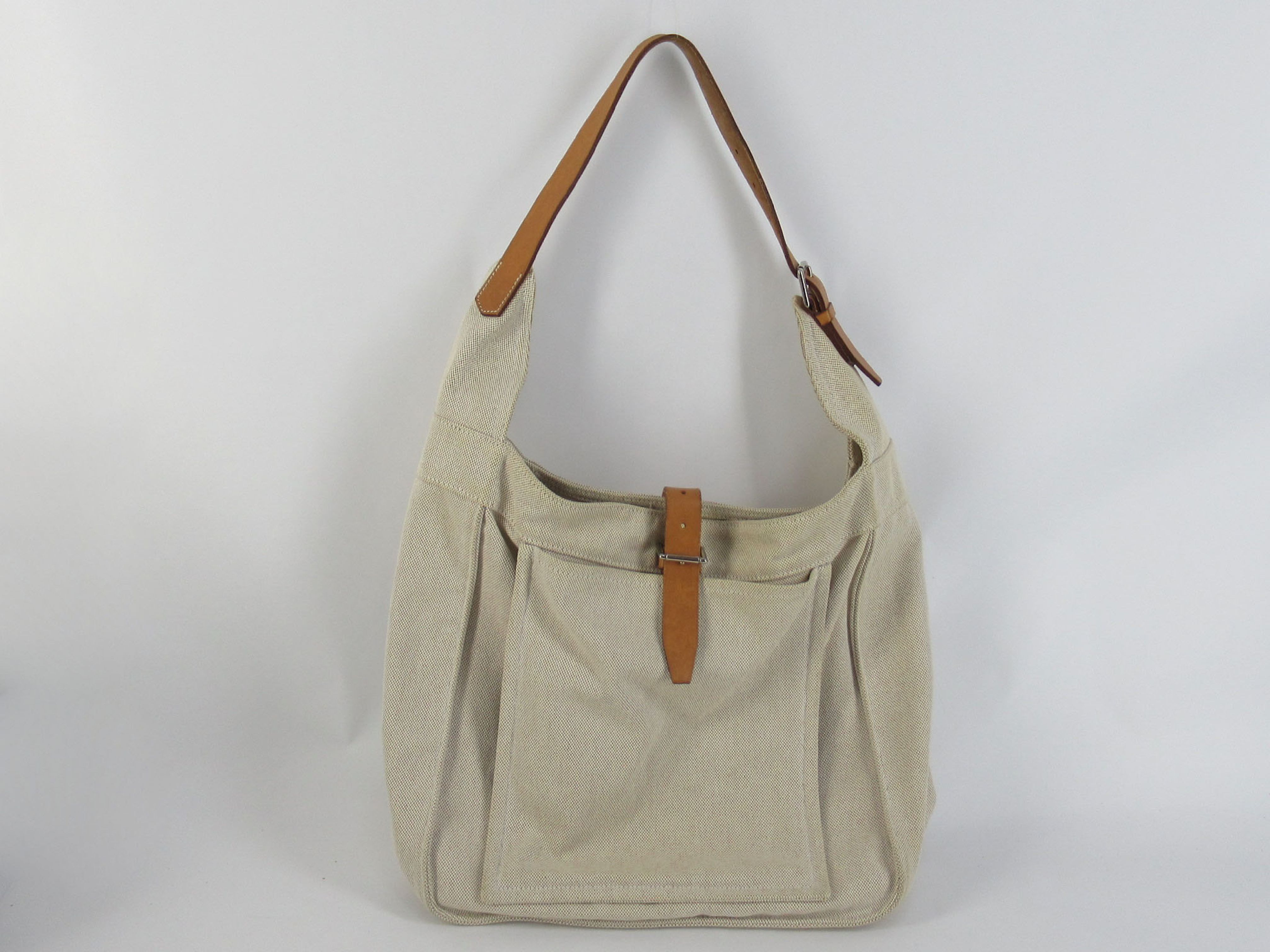 GG Canvas Hermes Marwari GM Toile H x Leather Brown Silver Hardware M: 2009 Shoulder Bag