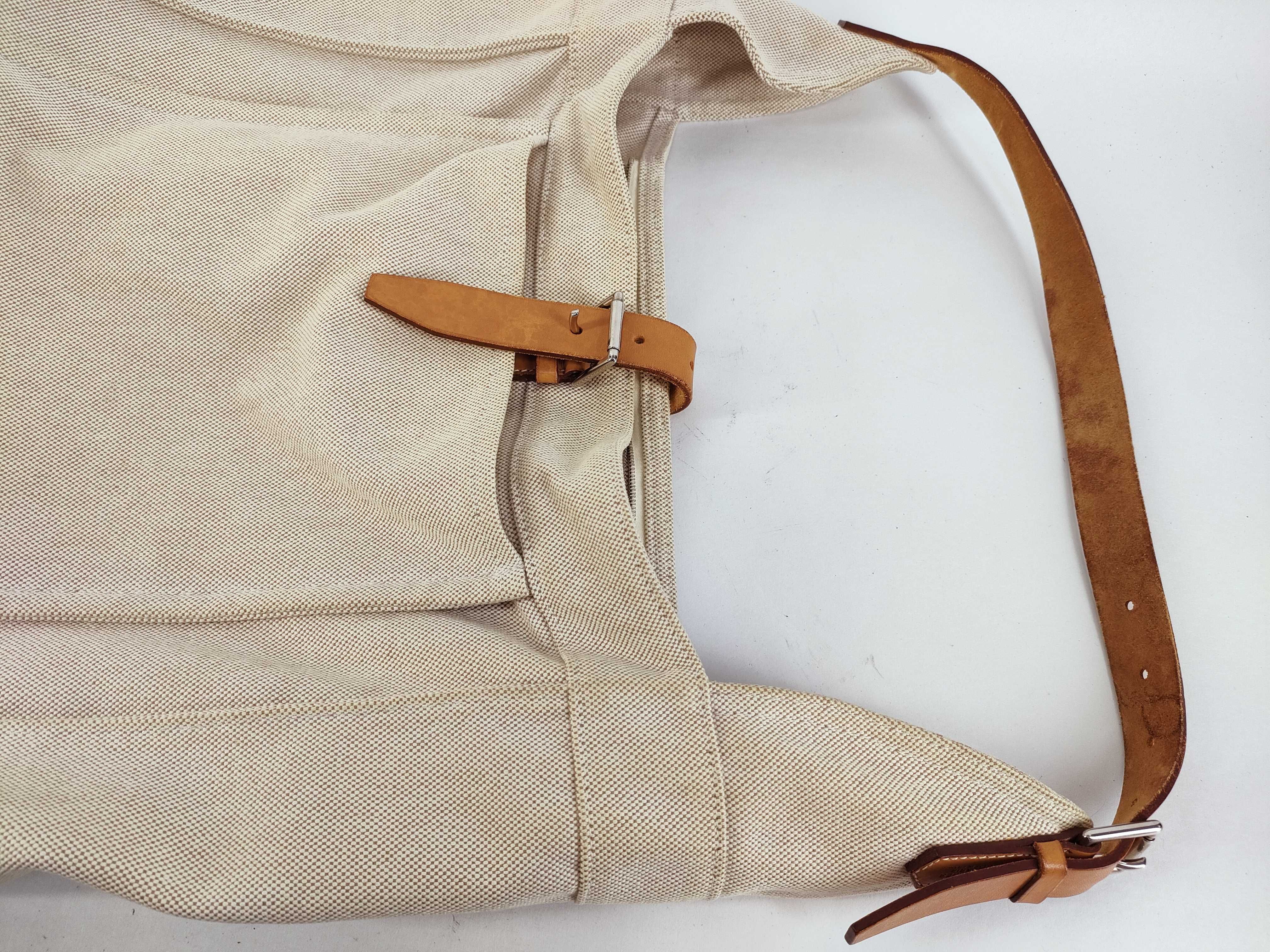 GG Canvas Hermes Marwari GM Toile H x Leather Brown Silver Hardware M: 2009 Shoulder Bag — view 3
