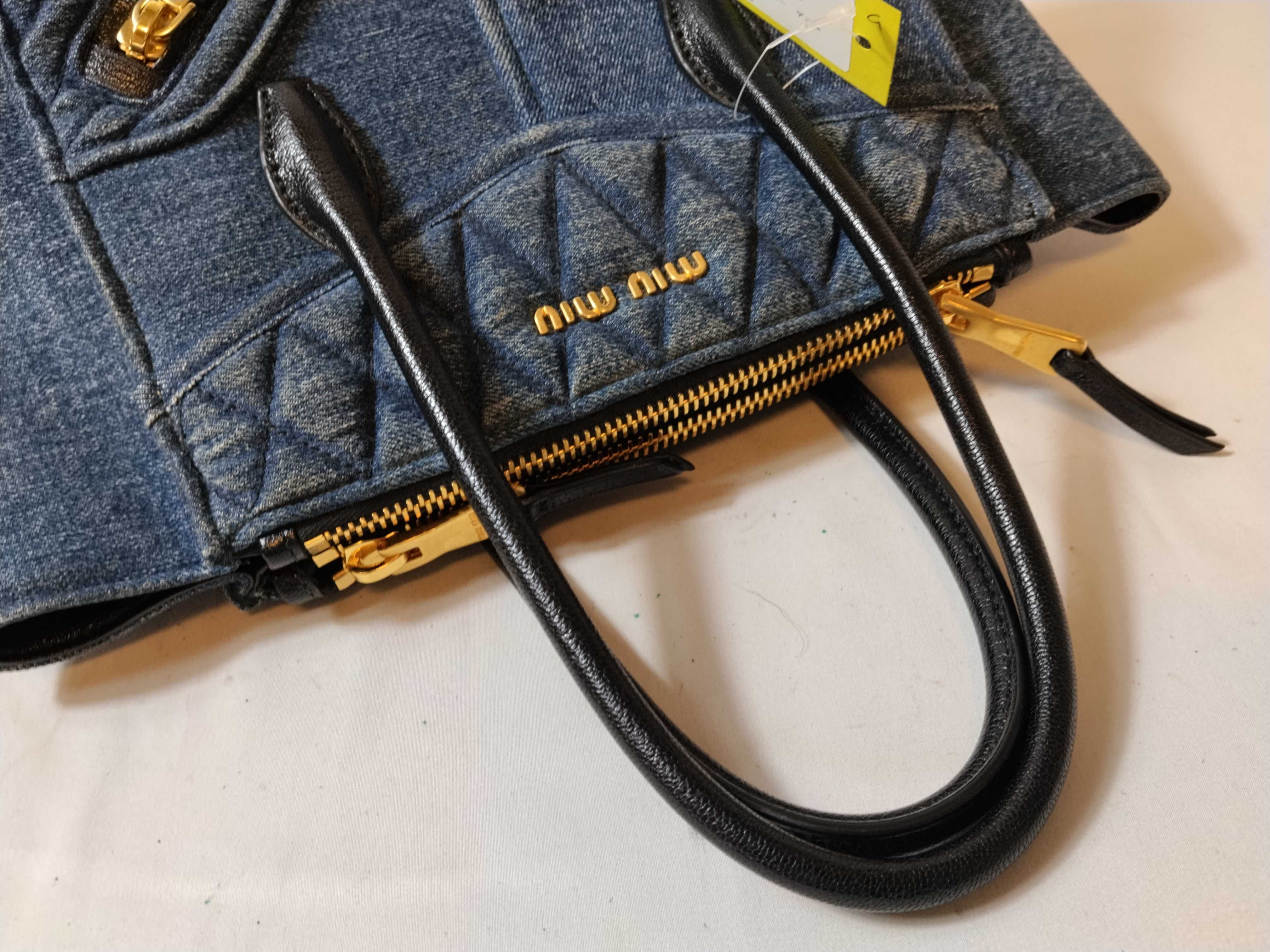 Biker Denim Shoulder Bag — view 3