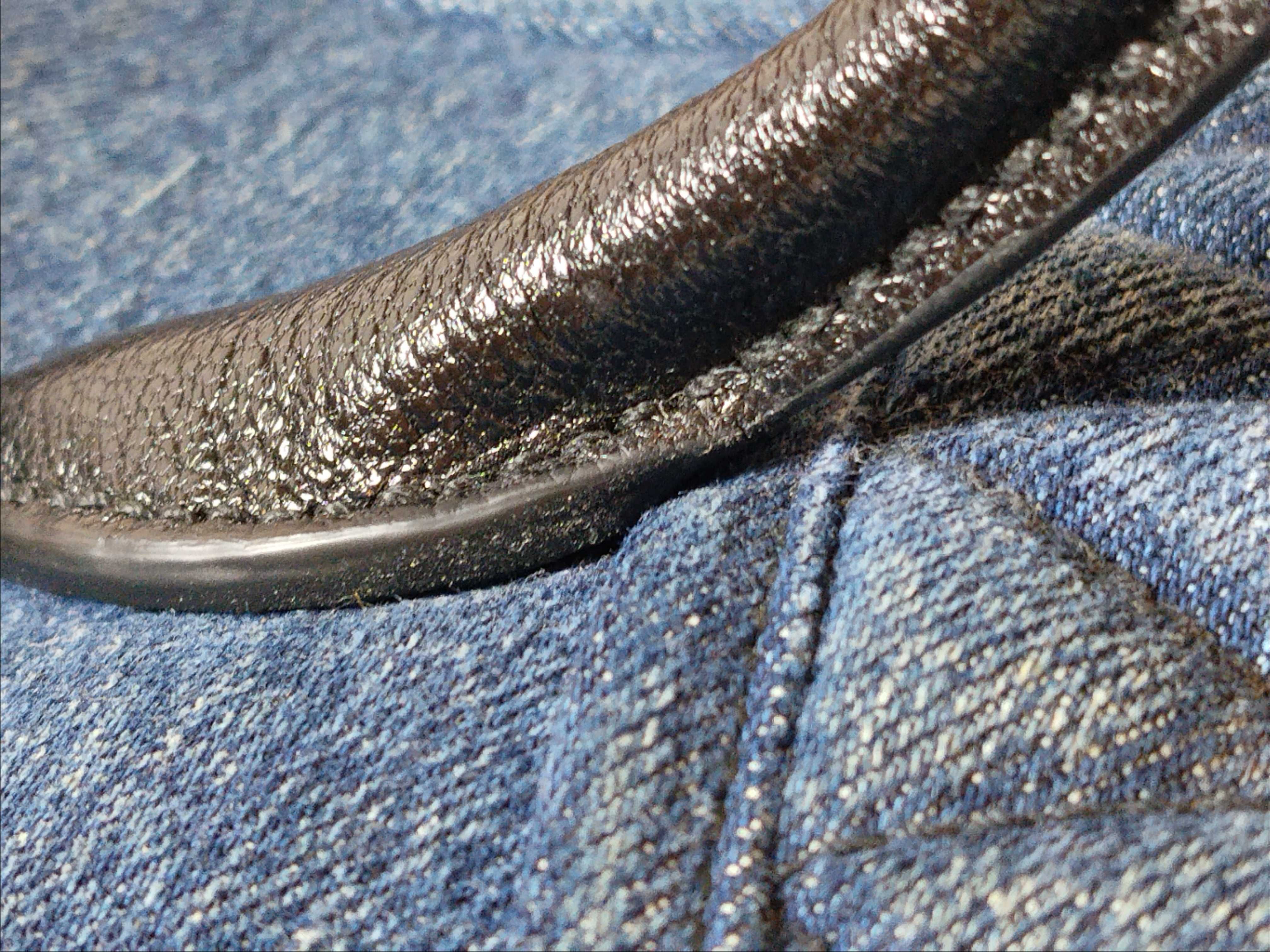 Biker Denim Shoulder Bag — view 5