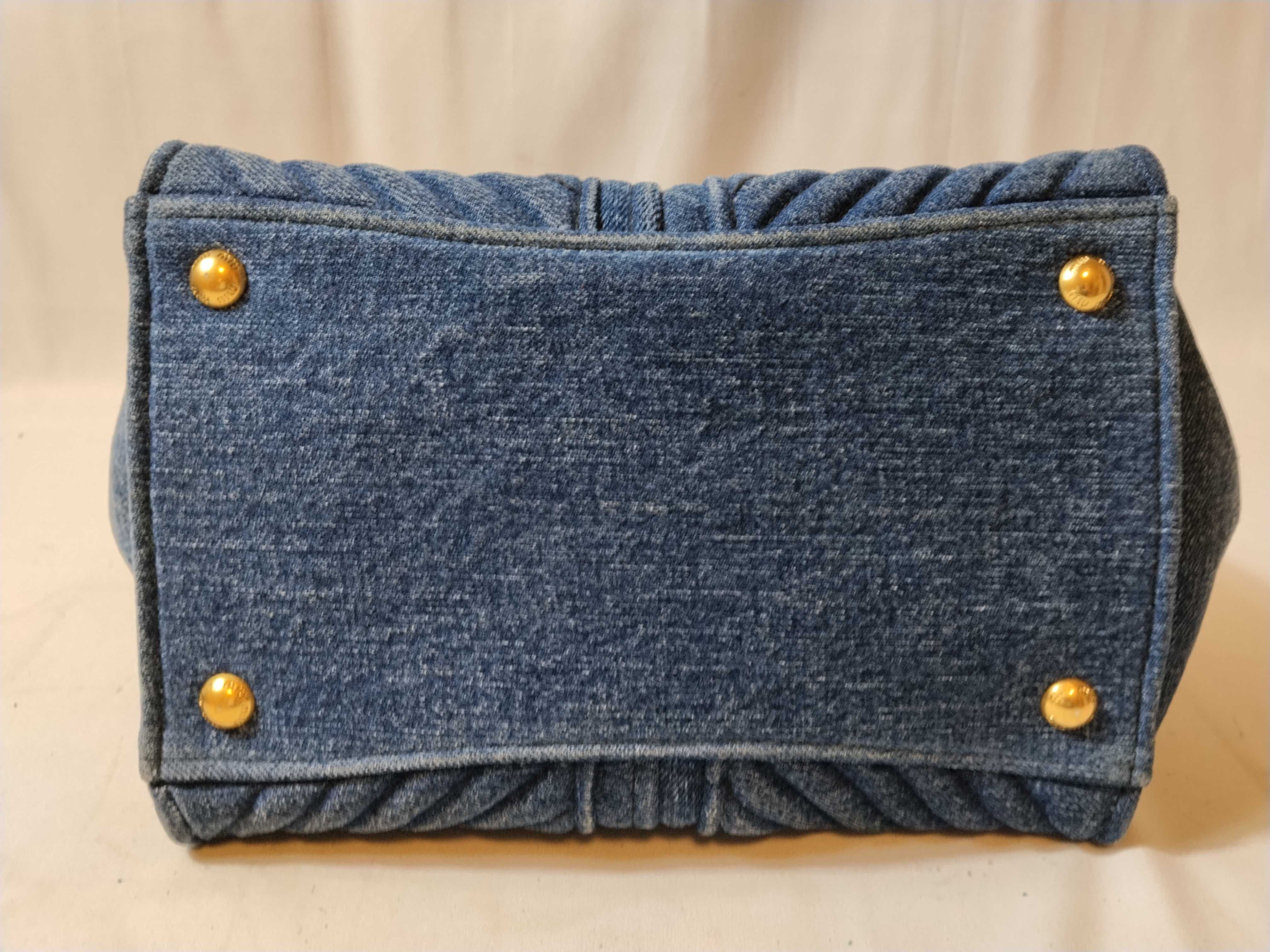 Biker Denim Shoulder Bag — view 8