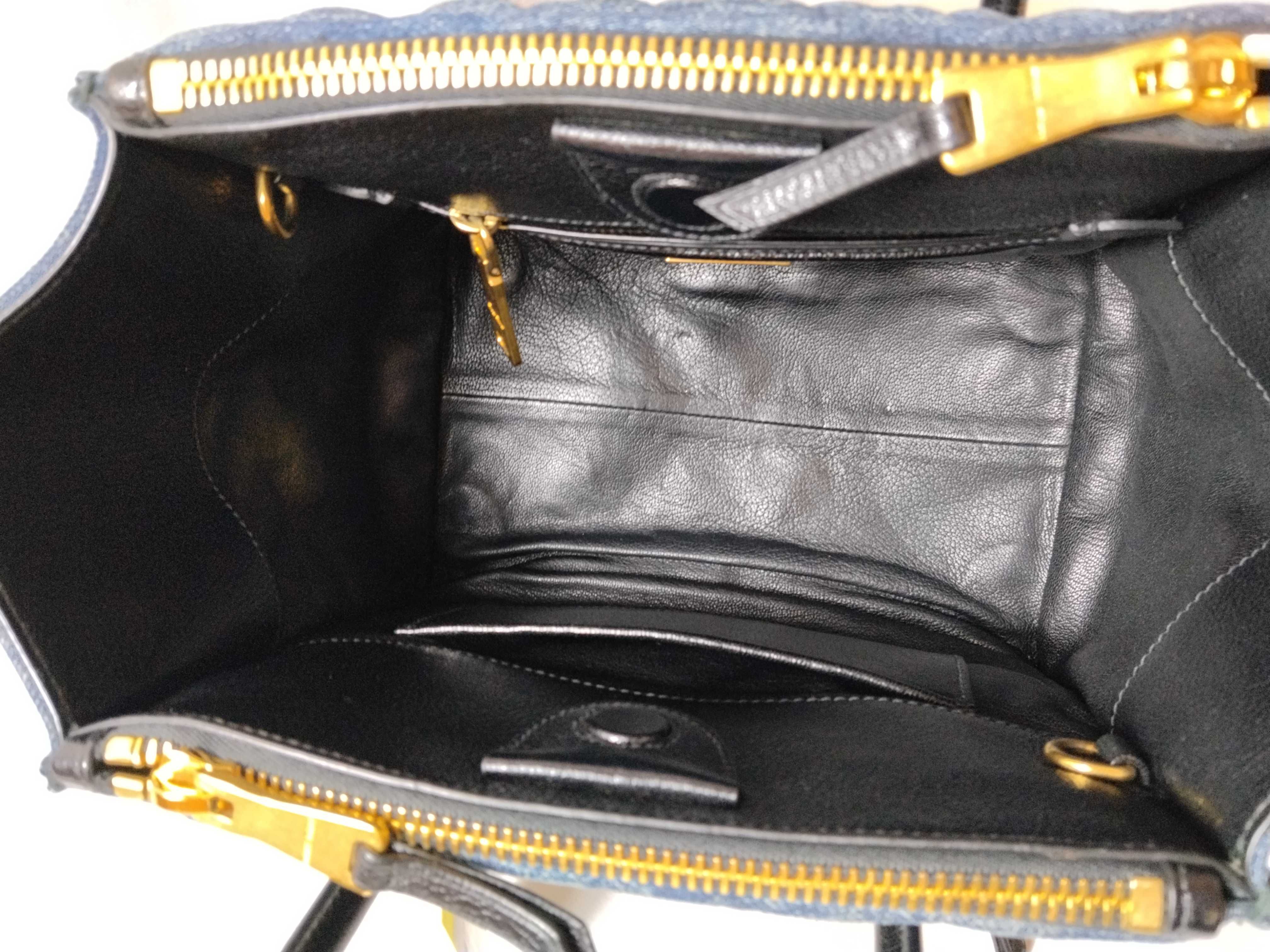 Biker Denim Shoulder Bag — view 10