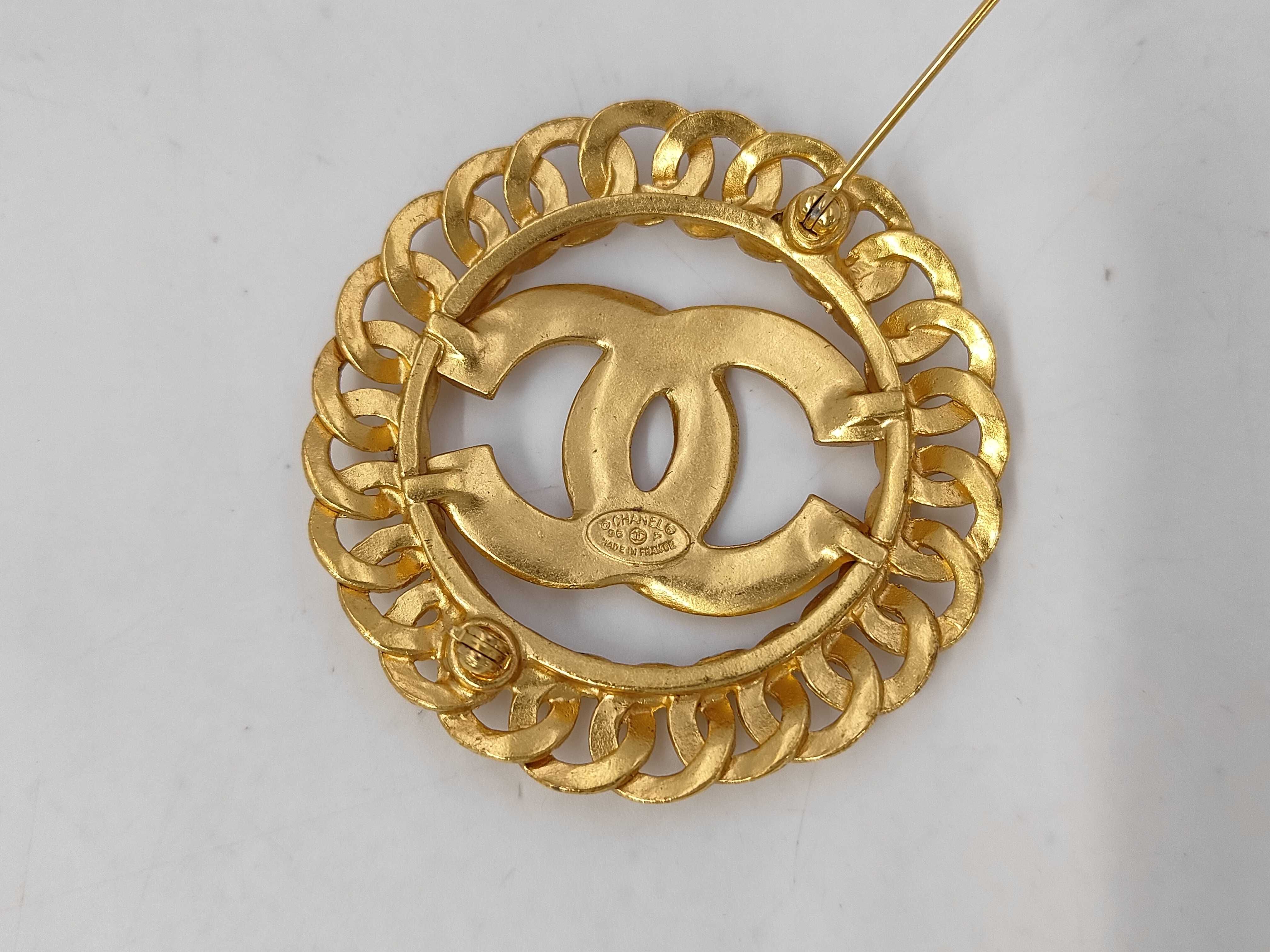 Coco Mark Brooch, Gold Brooch — view 2