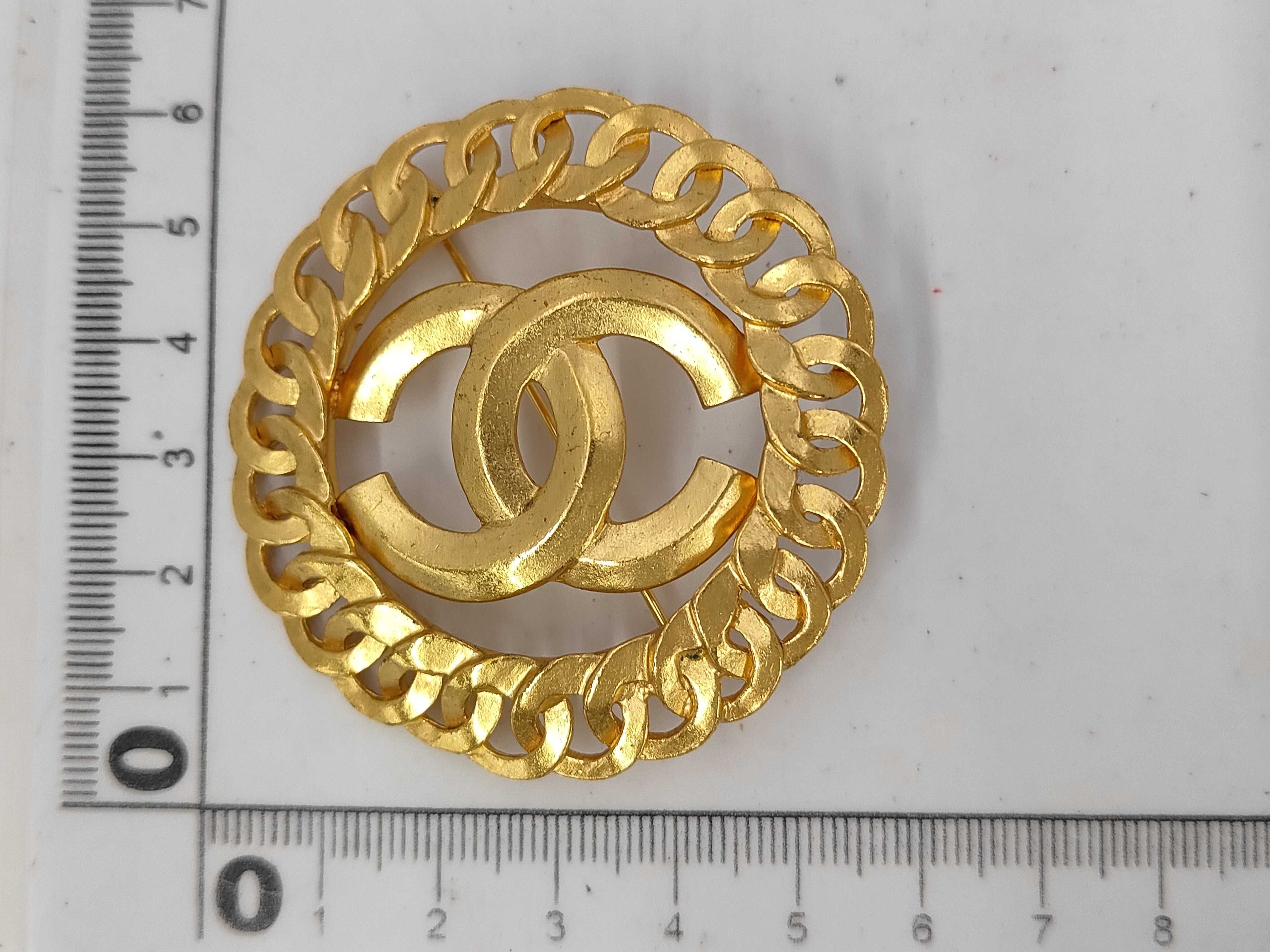 Coco Mark Brooch, Gold Brooch — view 5