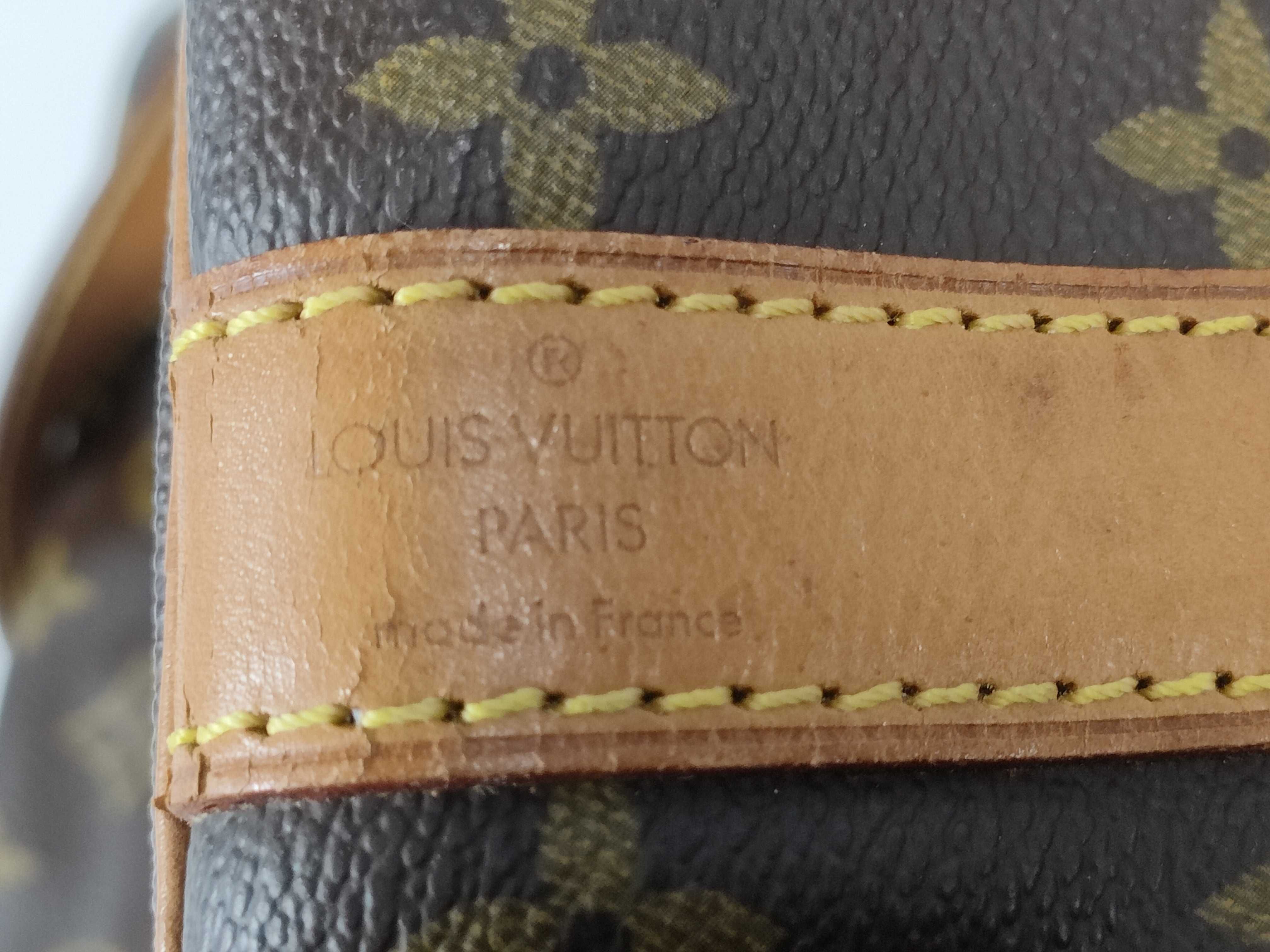 Monogram Keepall Bandoulière 60 M41412 VI0994 Brown Boston Bag — view 12