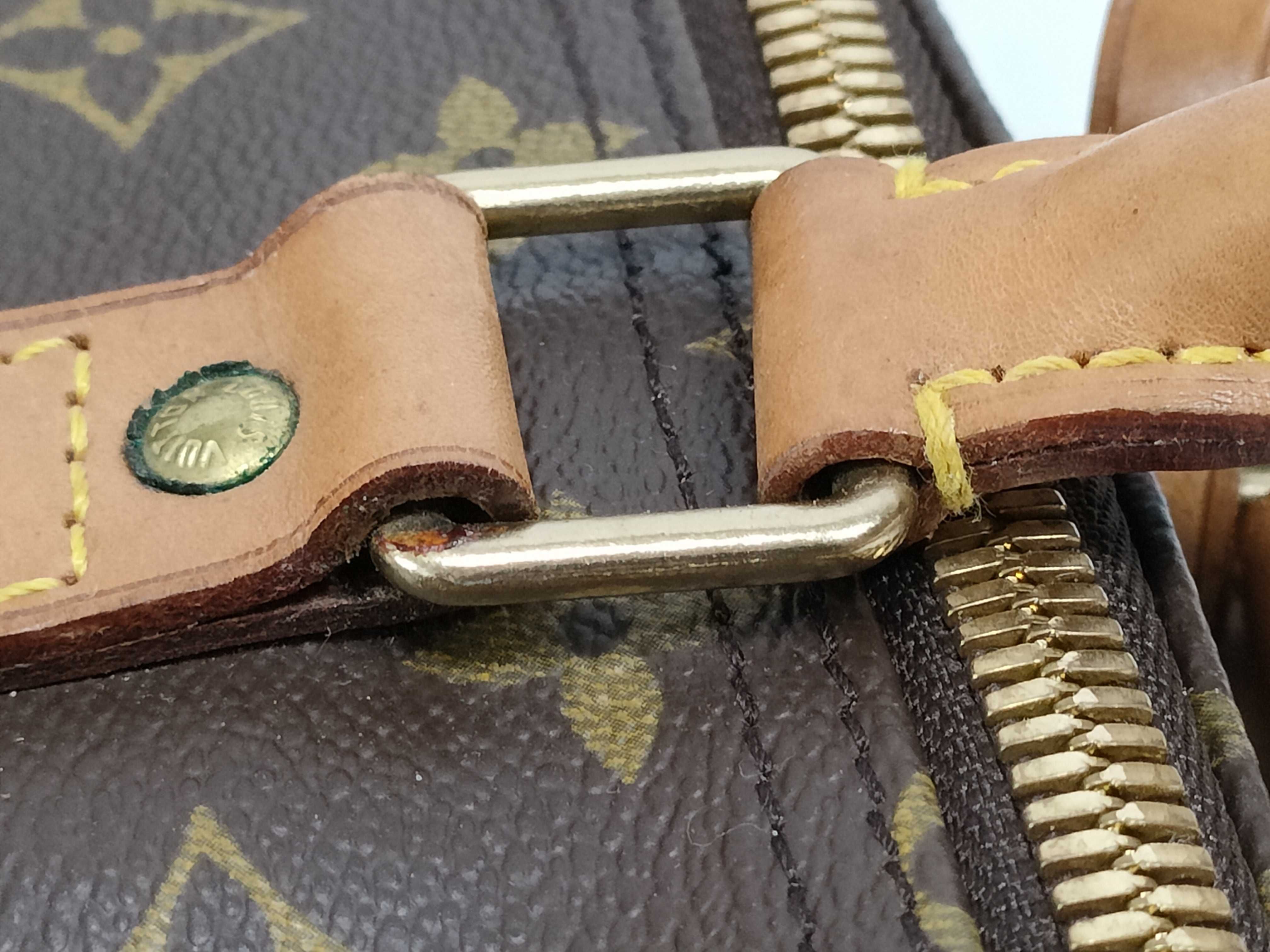 Monogram Keepall Bandoulière 60 M41412 VI0994 Brown Boston Bag — view 5