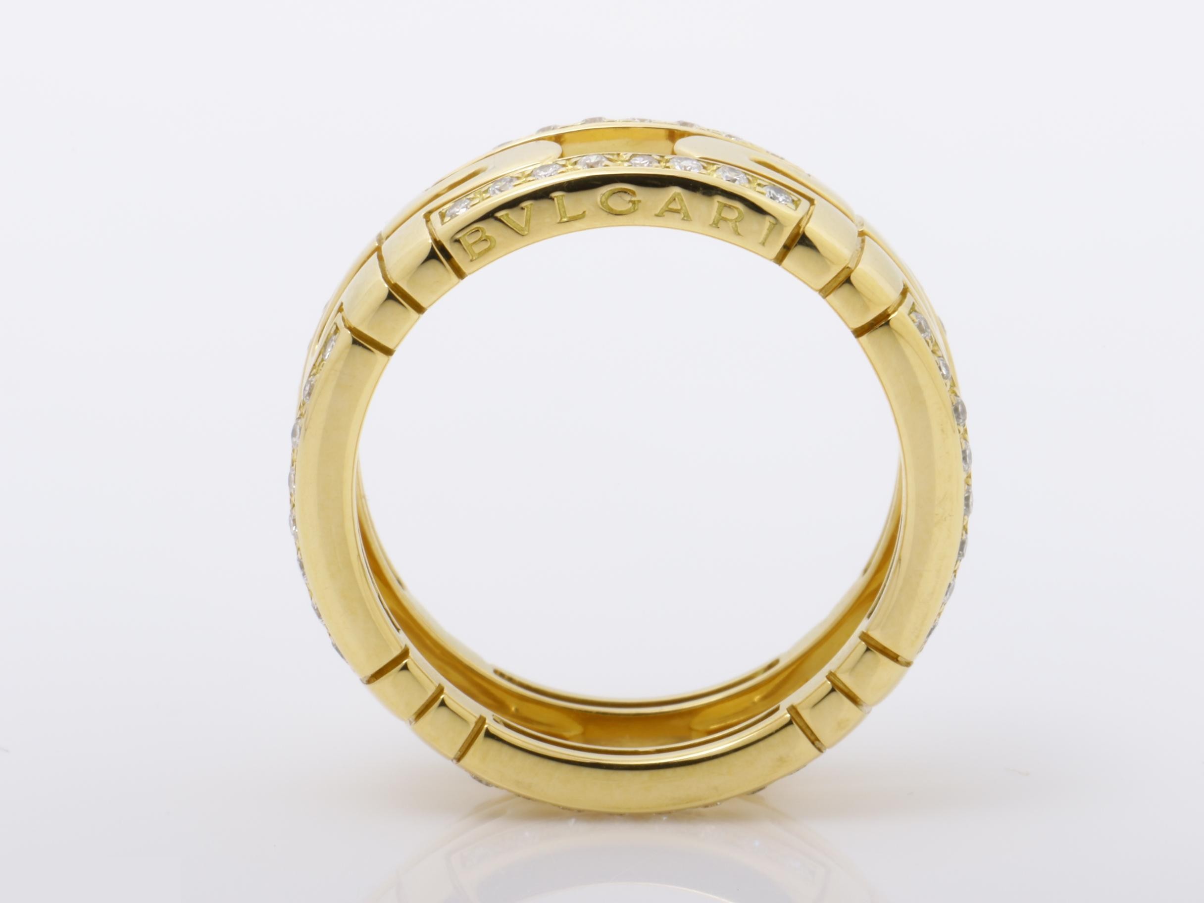 Parentesi ring, Diamond, 750YG, 8.1g, #57 (actual size #16) — view 5