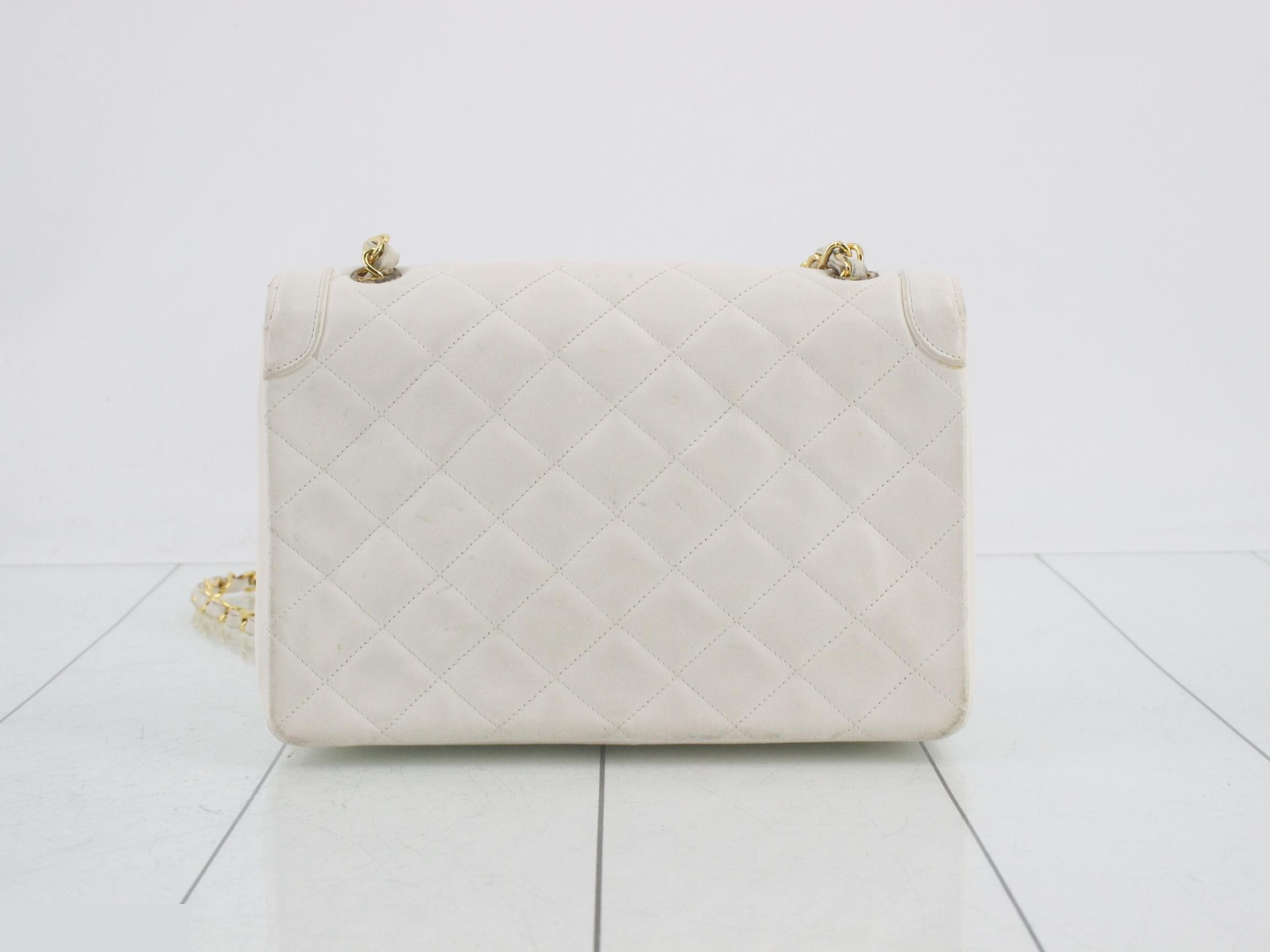 Lambskin Matelassé Chain Shoulder Bag — view 2