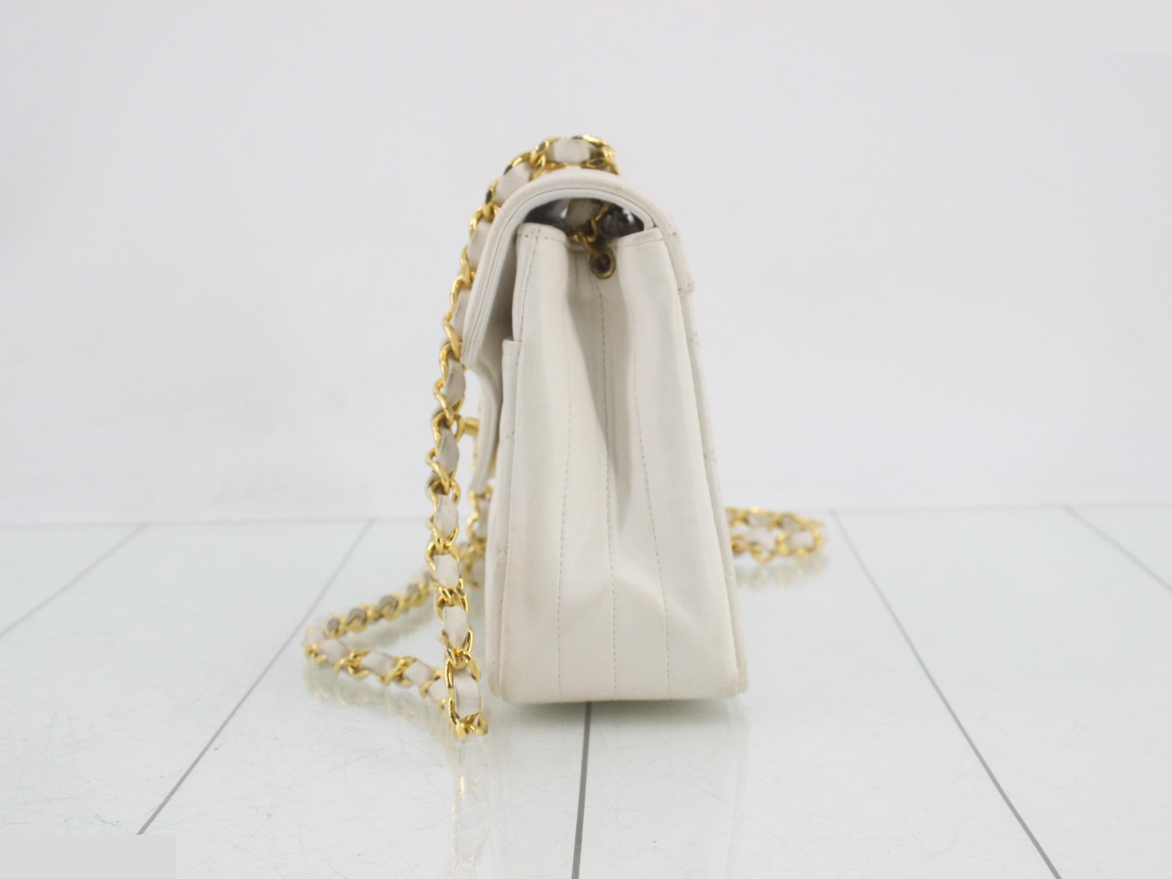 Lambskin Matelassé Chain Shoulder Bag — view 3