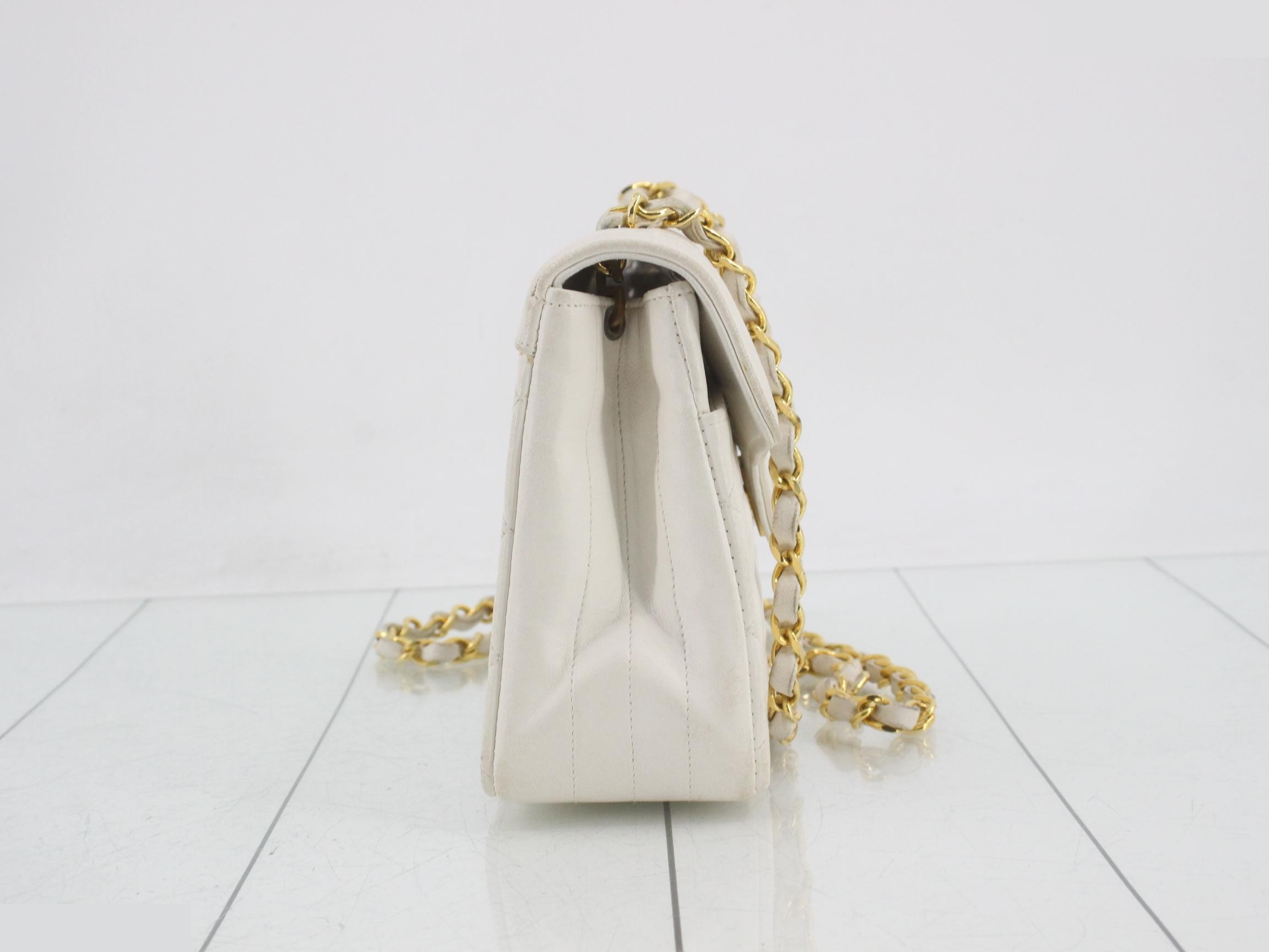 Lambskin Matelassé Chain Shoulder Bag — view 4