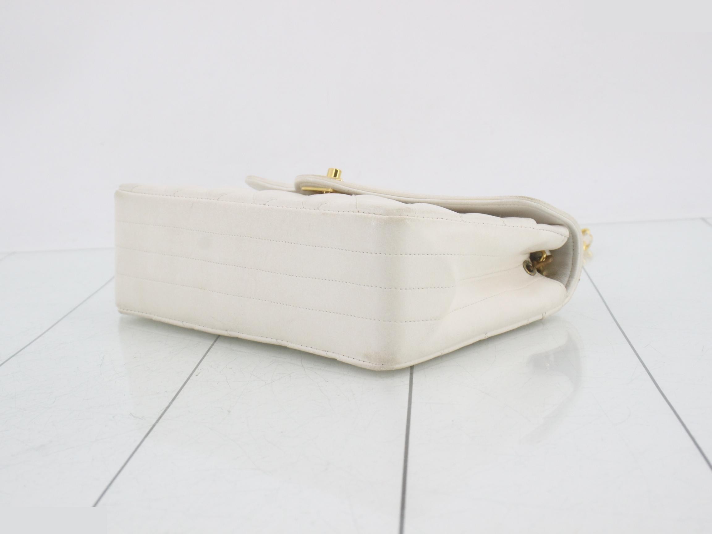 Lambskin Matelassé Chain Shoulder Bag — view 6