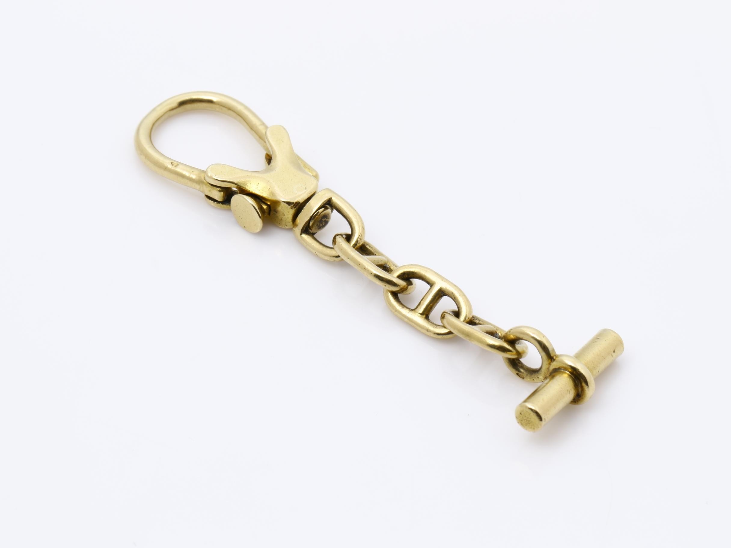Chaine d'Ancre key ring, 3 links, 750YG — view 2