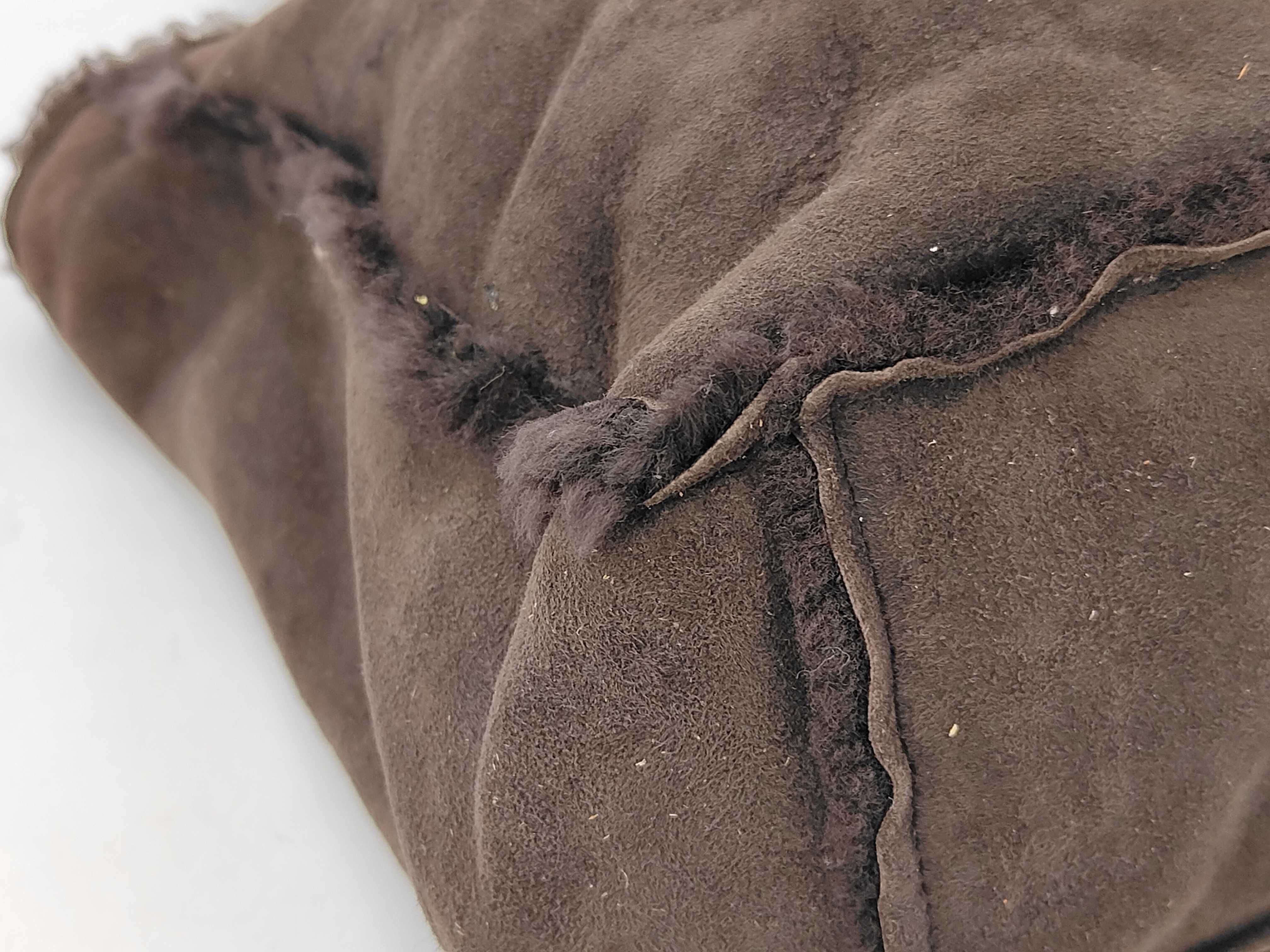 Shearling Tote Bag, Brown, with original seal. — view 6