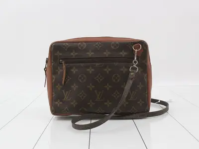 Shoulder bag, Saxophone, Monogram leather