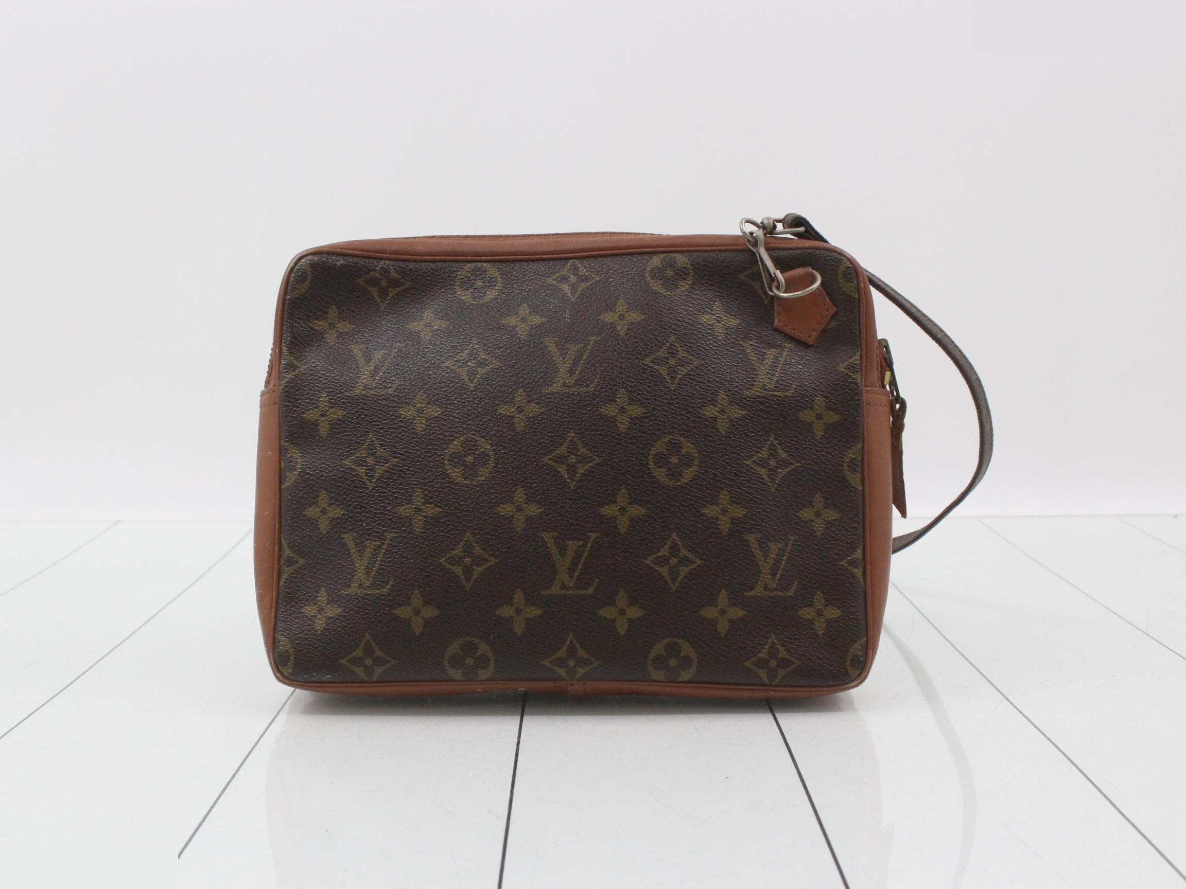Shoulder bag, Saxophone, Monogram leather — view 2