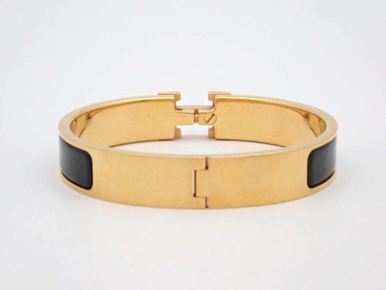 Bracelet, "Click H", Black, Wrist circumference approximately 17cm — view 2