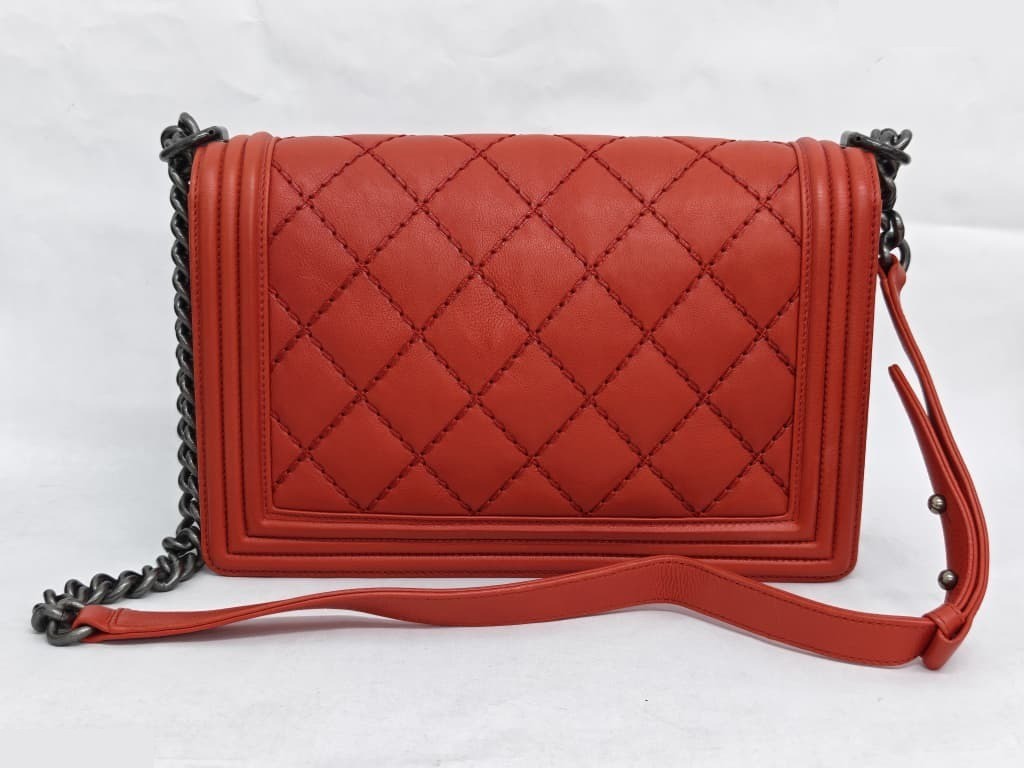 LEBOY NEW MEDIUM RED ULTRA STITCH RHW — view 2