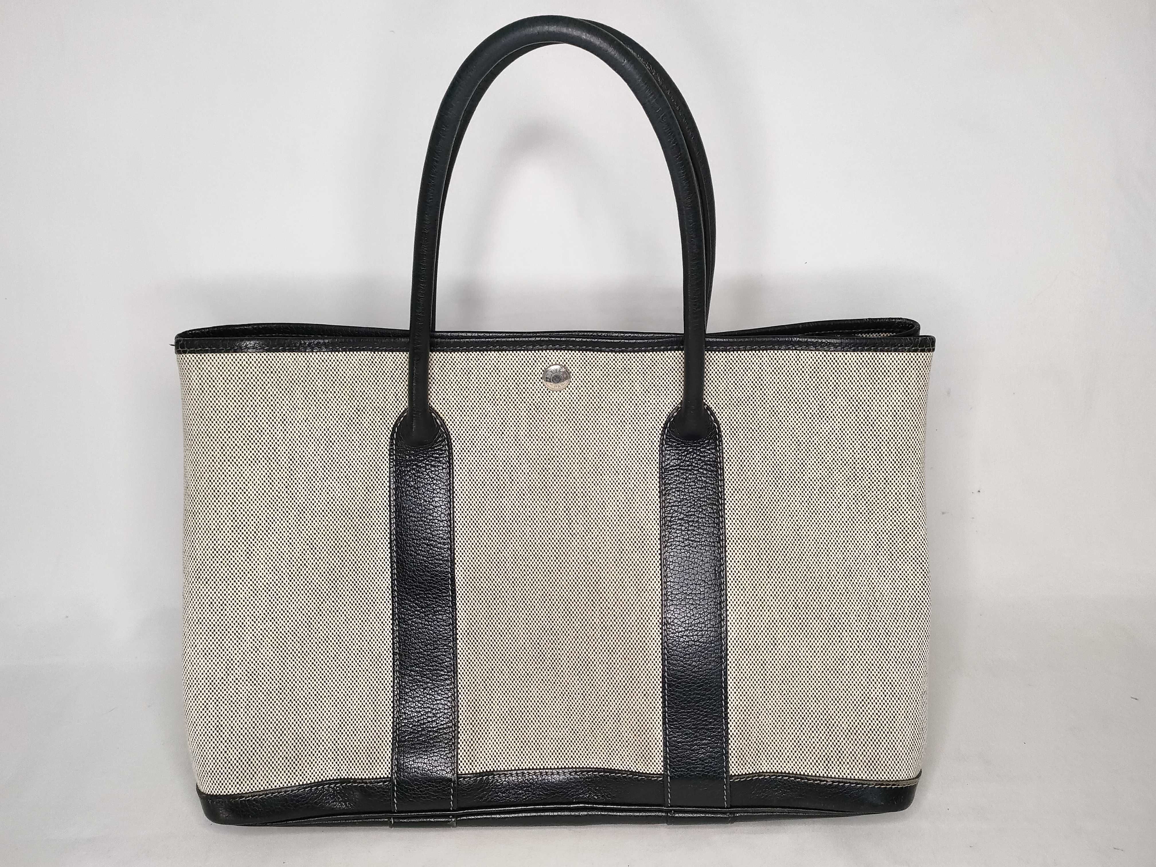 Garden Party PM Toile H G stamp tote bag