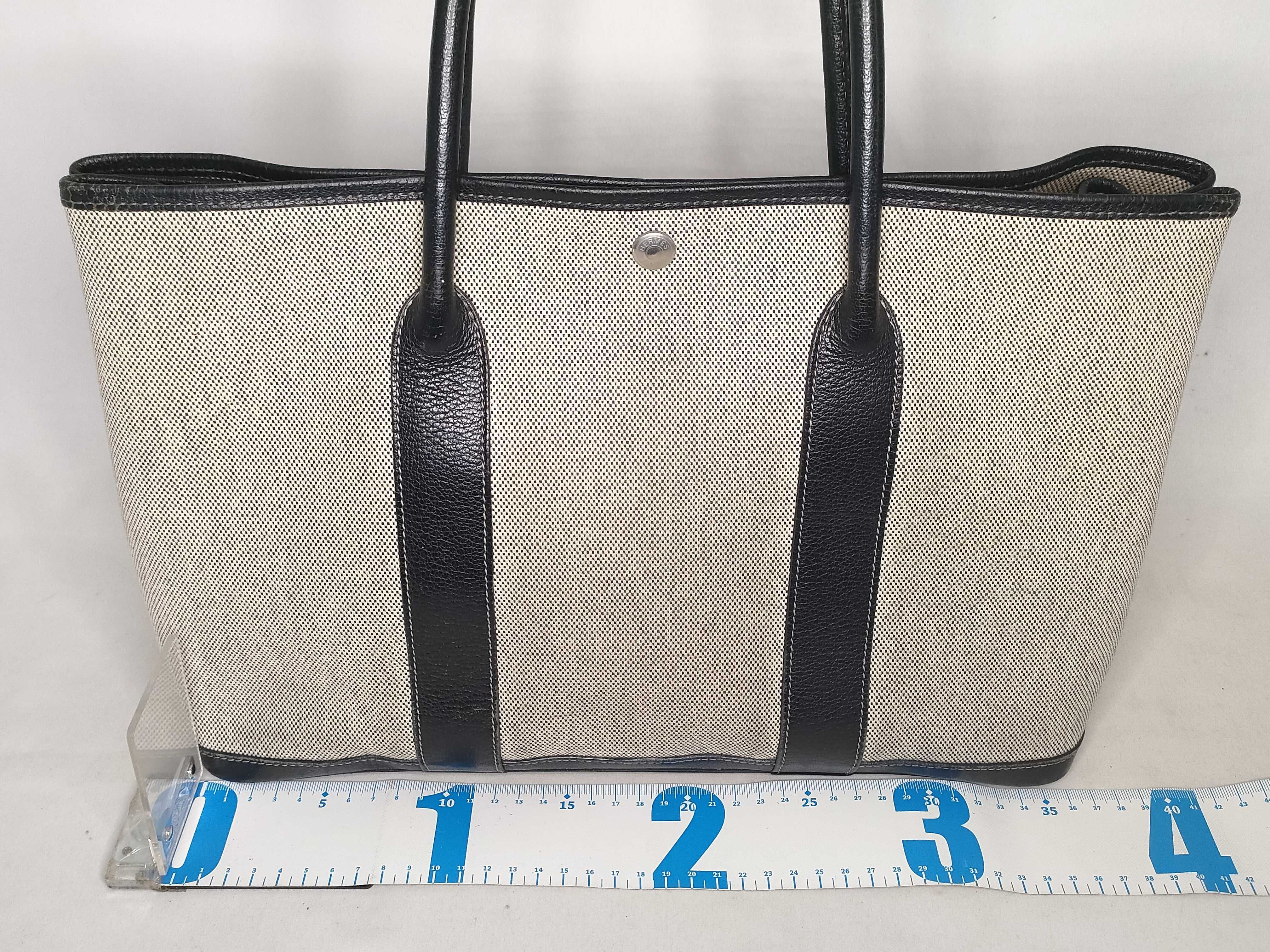 Garden Party PM Toile H G stamp tote bag — view 2