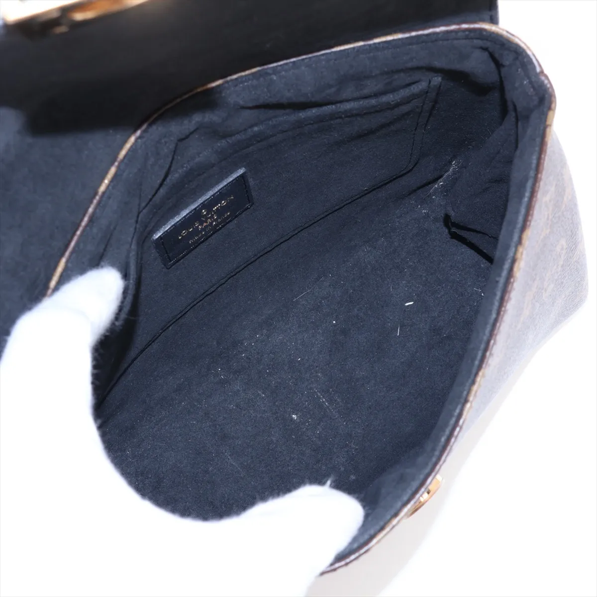 Monogram x Leather Rocky BB M44141 Brown x Black (RFID detected) — view 8