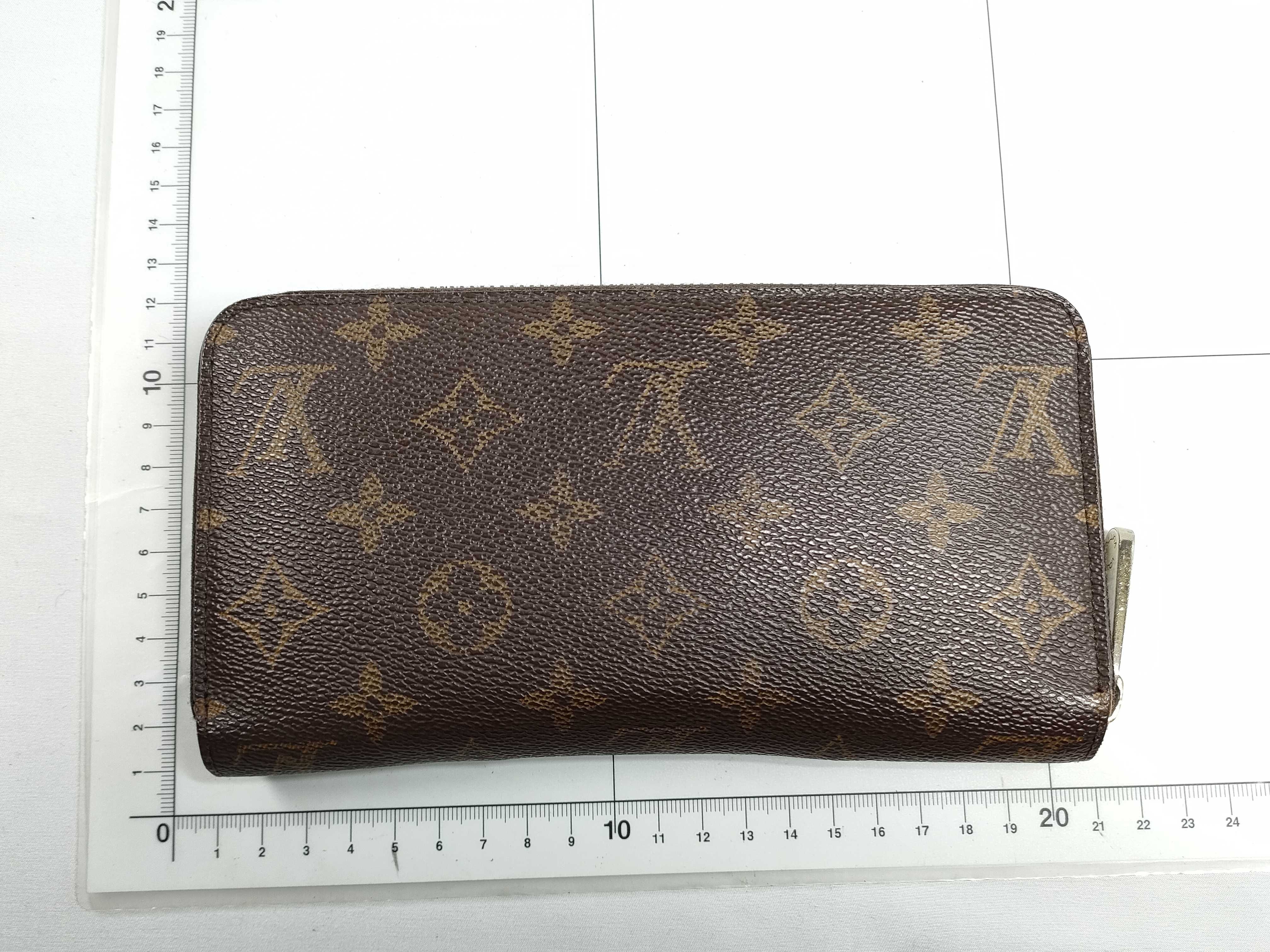 Monogram Zippy Wallet (Red Interior) — view 2