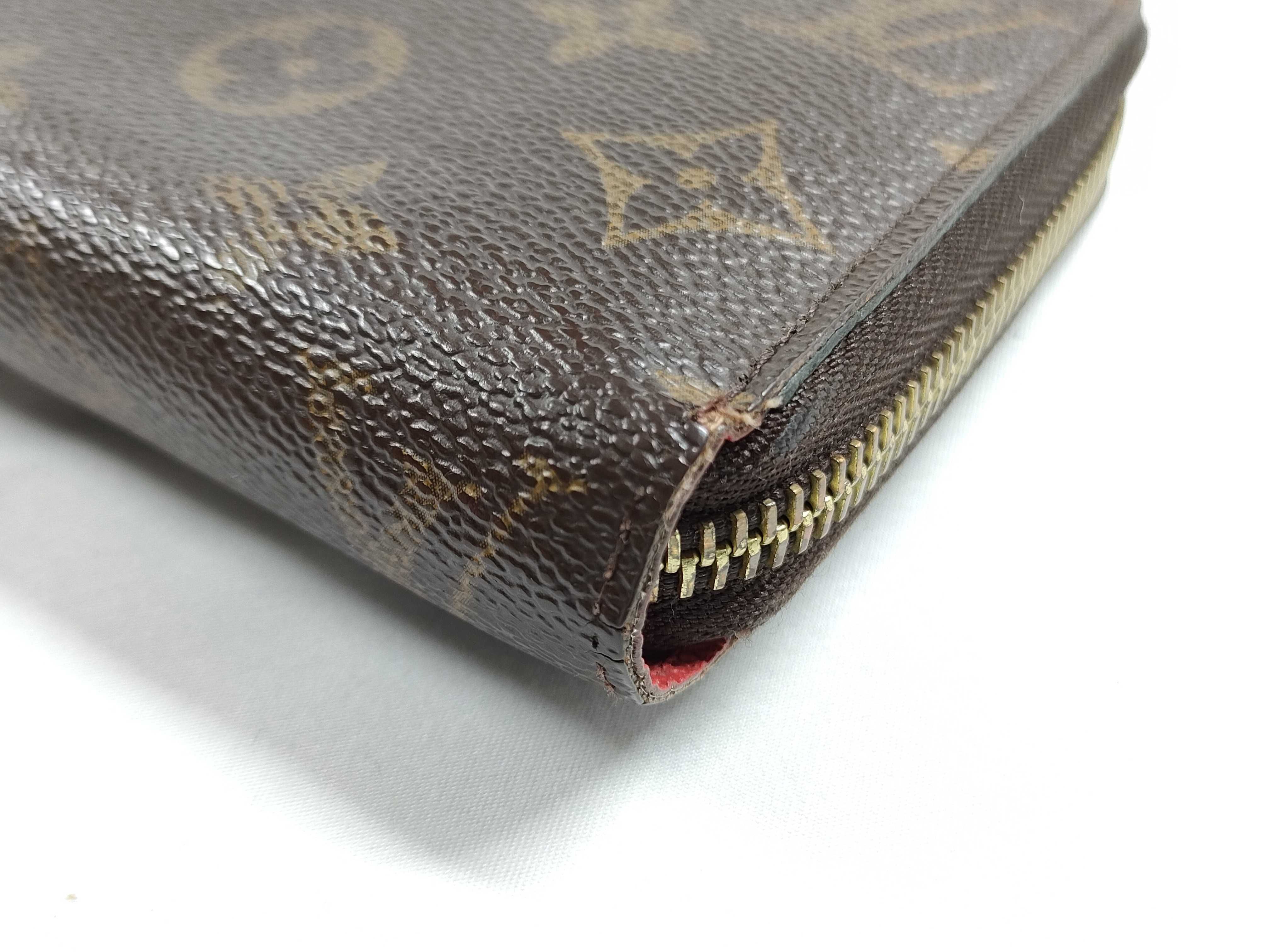 Monogram Zippy Wallet (Red Interior) — view 3