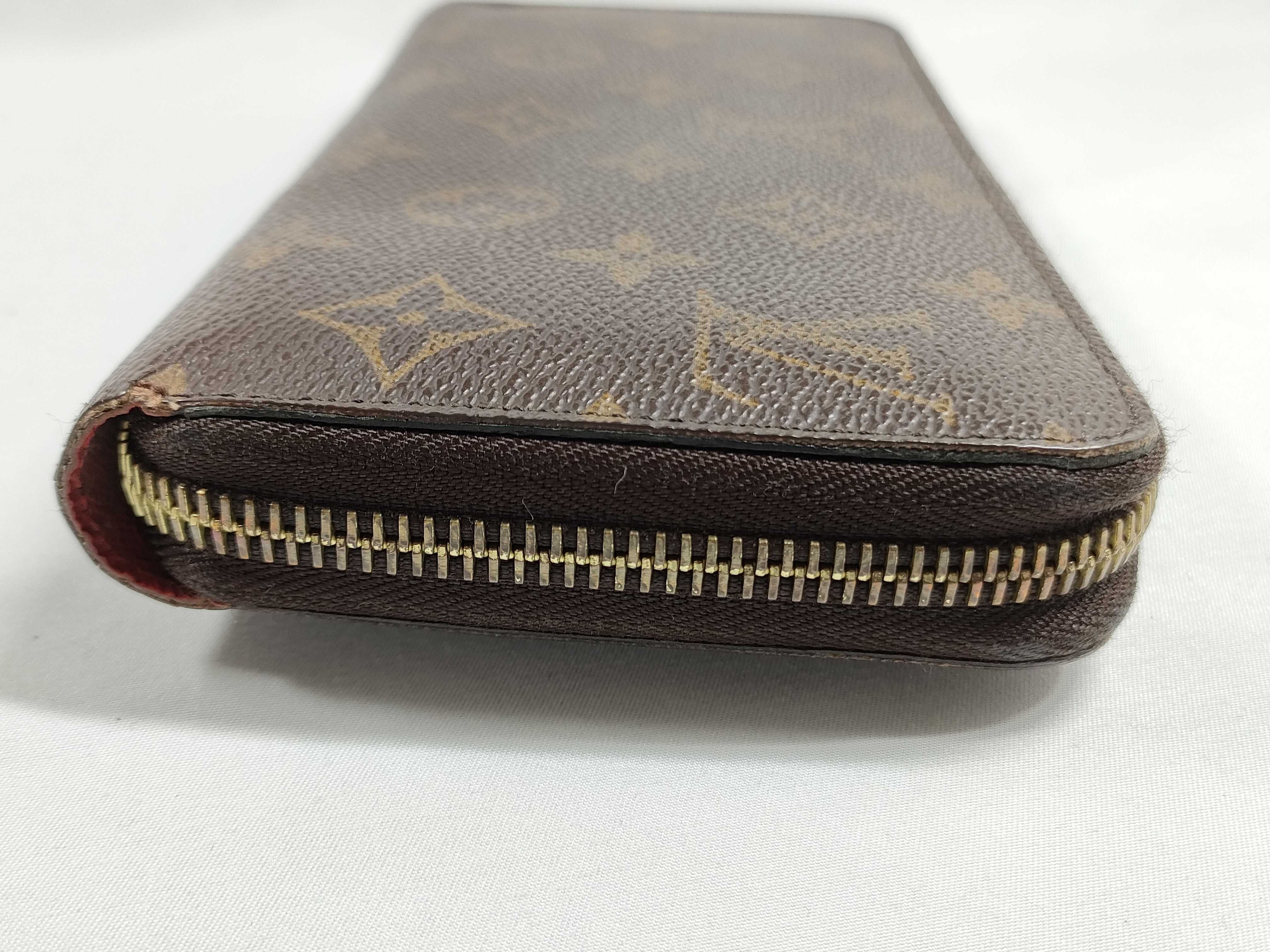 Monogram Zippy Wallet (Red Interior) — view 5