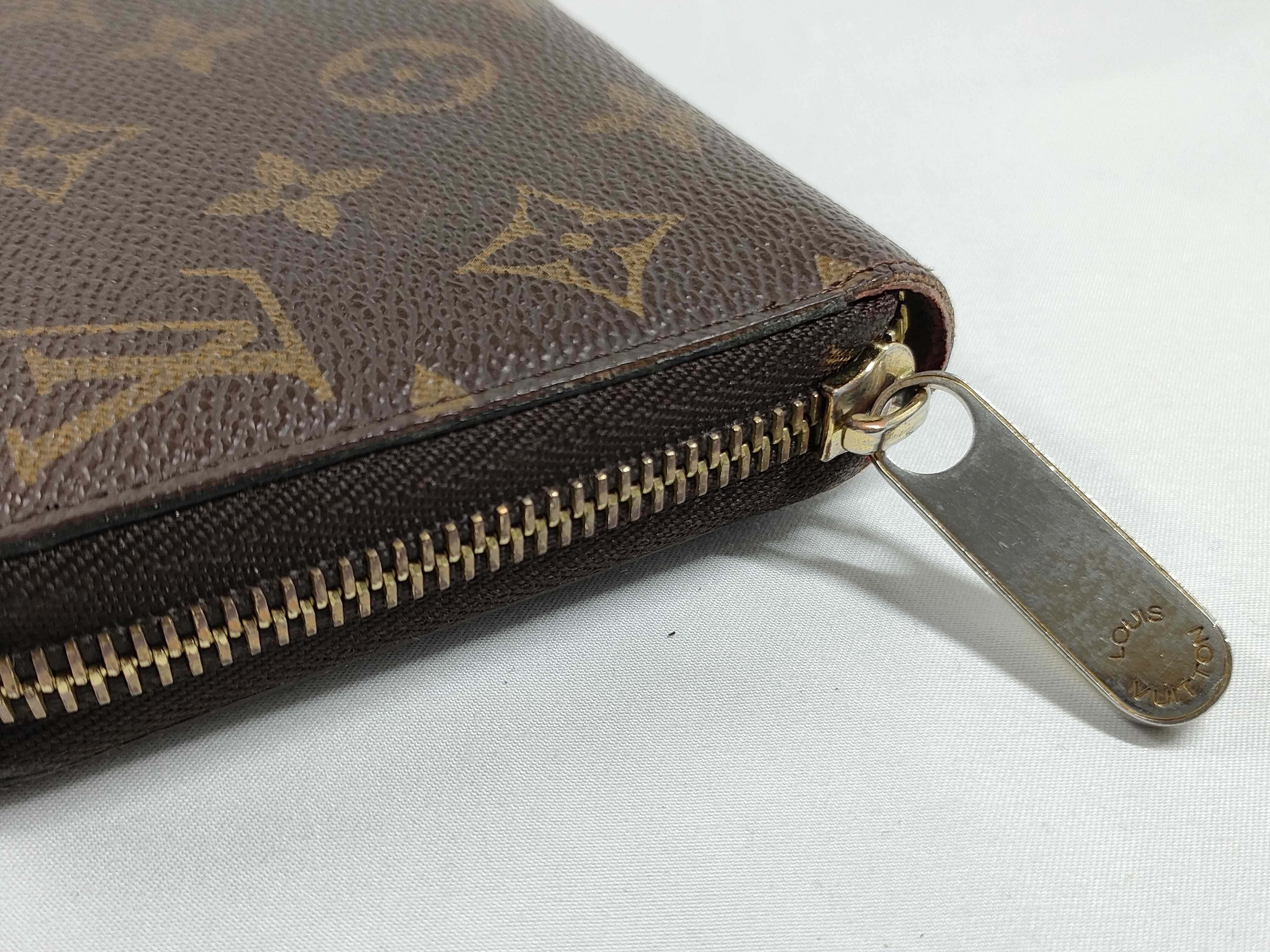 Monogram Zippy Wallet (Red Interior) — view 7