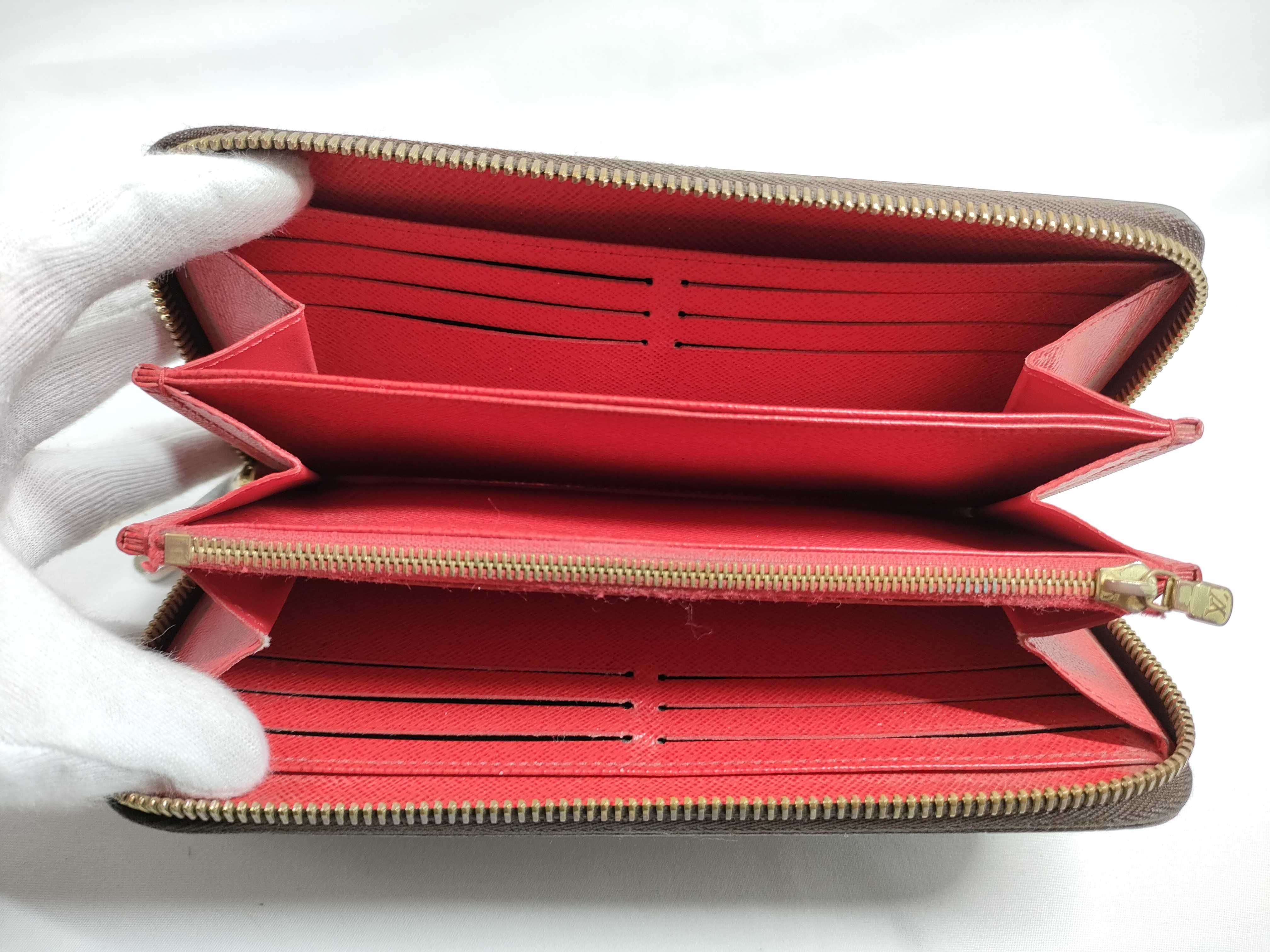 Monogram Zippy Wallet (Red Interior) — view 8